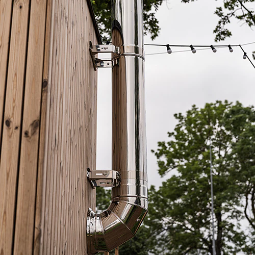 HUUM Thru-Wall Backside Connection Chimney Kit - Image 2