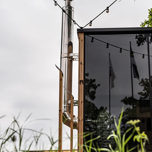 HUUM Thru-Wall Backside Connection Chimney Kit - Image 3