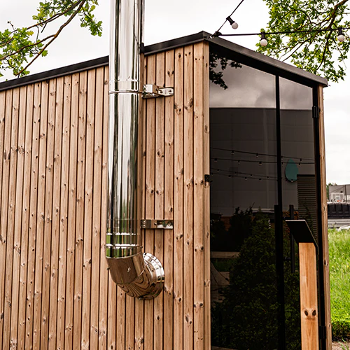 HUUM Thru-Wall Backside Connection Chimney Kit - Image 4