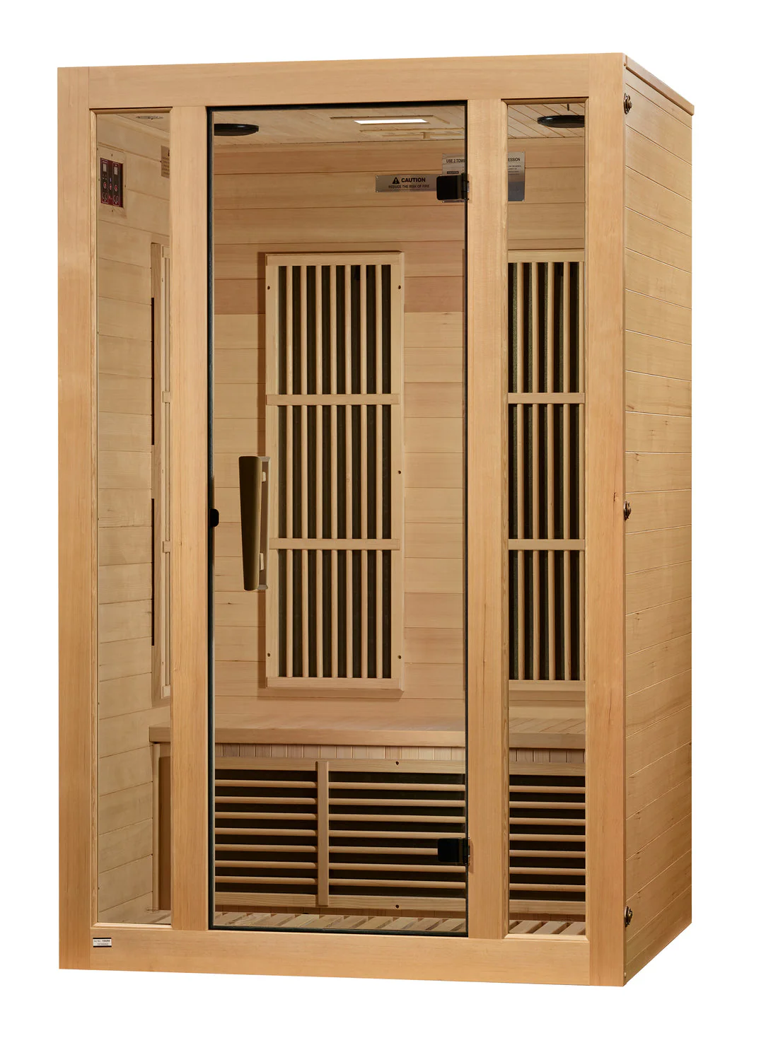 Golden Designs Maxxus Seattle 2-Person Low EMF FAR Infrared Carbon Sauna | MX-J206-01 - Image 2