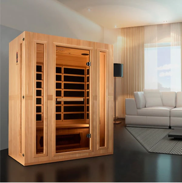 Golden Designs Maxxus Trinity Dual Tech 3-Person Low EMF FAR Infrared Sauna | MX-LS3-01 - Image 4