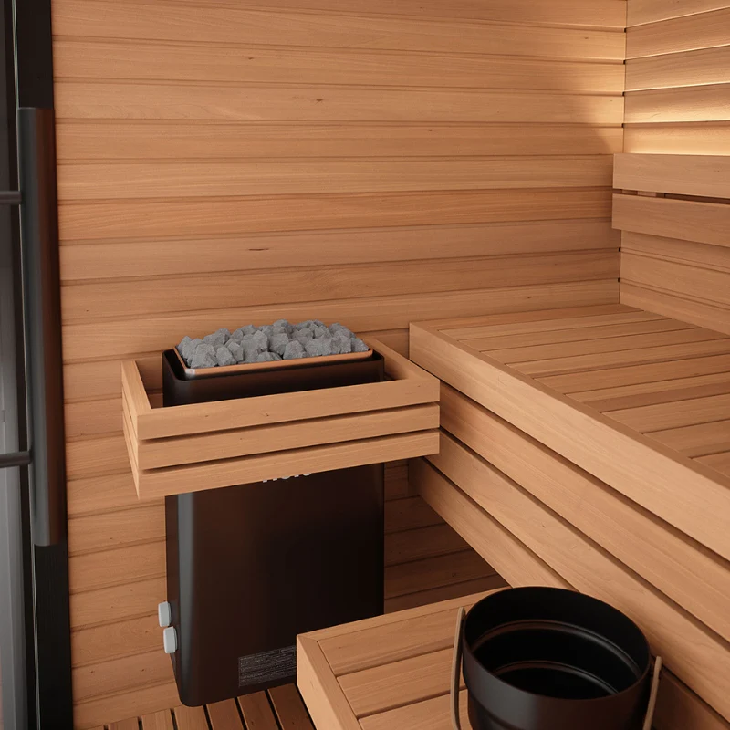 Auroom Mira S Outdoor Cabin Sauna Kit - Image 4