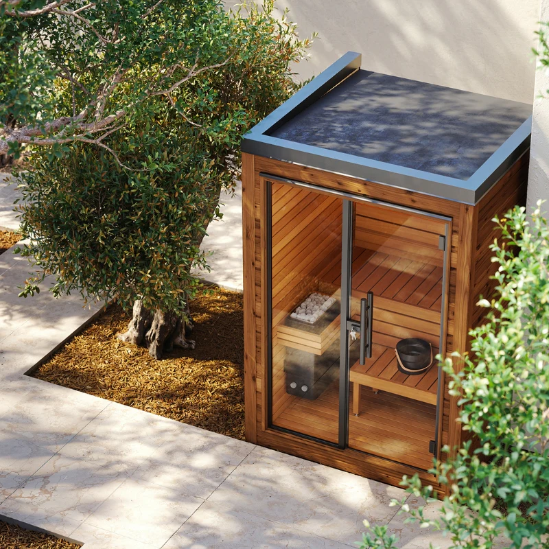 Auroom Mira S Outdoor Cabin Sauna Kit - Image 8