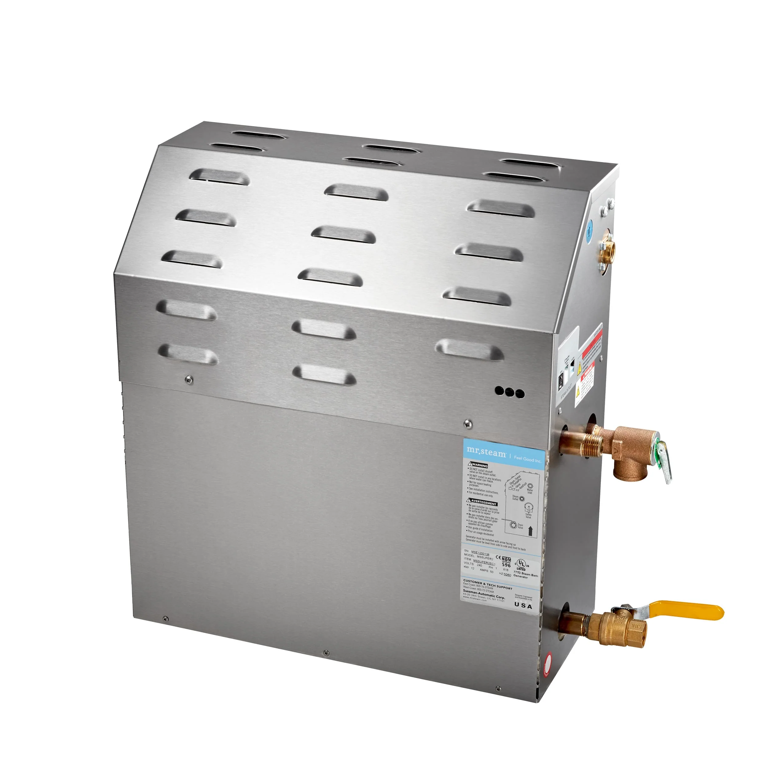 Mr. Steam MSSUPER Series 12kW Steam Shower Generator at 240V