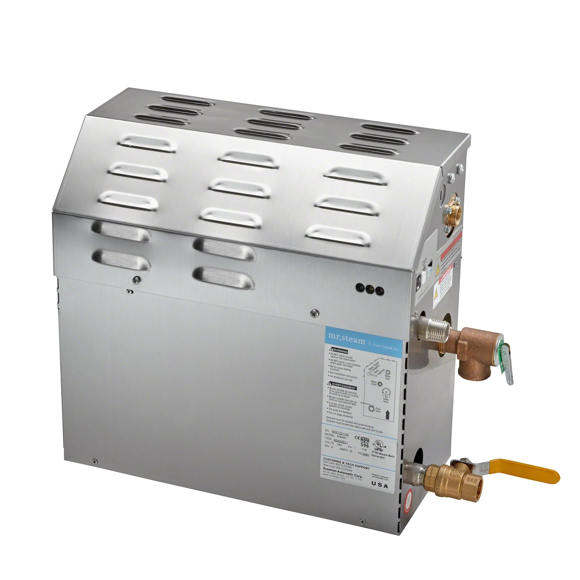 Mr. Steam MS-R MS Series Steam Shower Generator with Express Steam