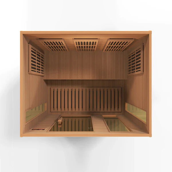 Golden Designs Maxxus 3-Person FAR Infrared Sauna Low EMF with Red Cedar | MX-K306-01 CED - Image 6