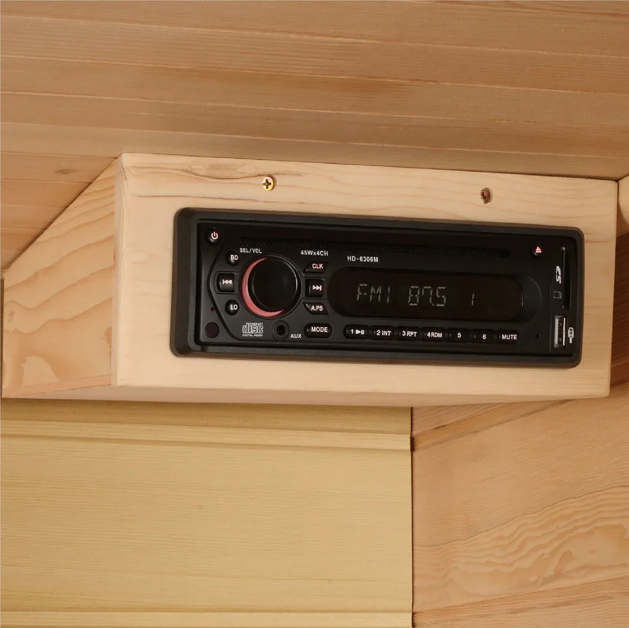 Golden Designs Maxxus 4-Person Low EMF FAR Infrared Sauna Canadian Red Cedar | MX-K406-01 CED - Image 10