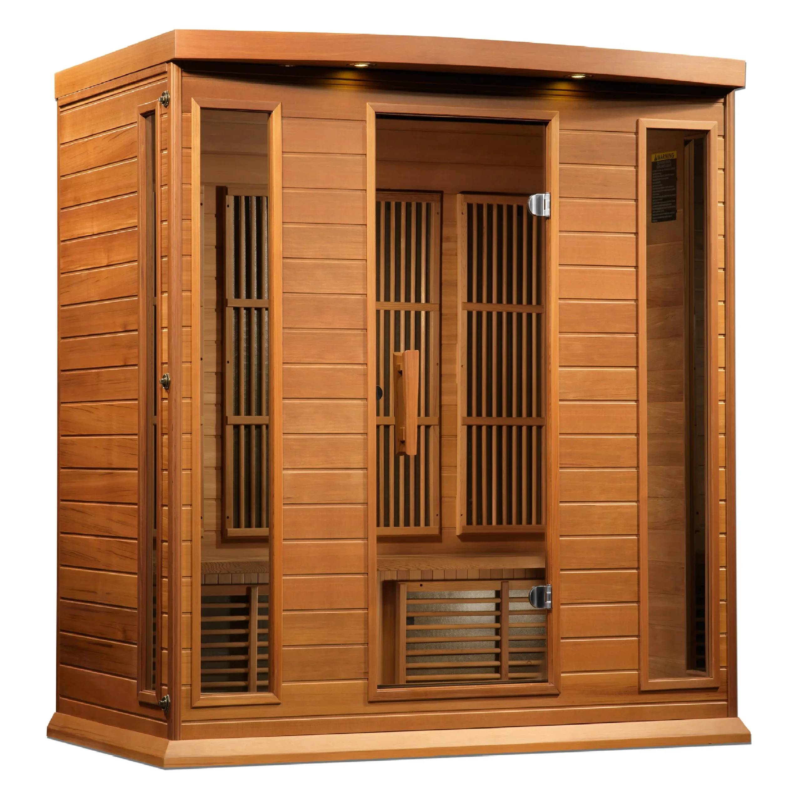 Golden Designs Maxxus 4-Person Low EMF FAR Infrared Sauna Canadian Red Cedar | MX-K406-01 CED - Image 4