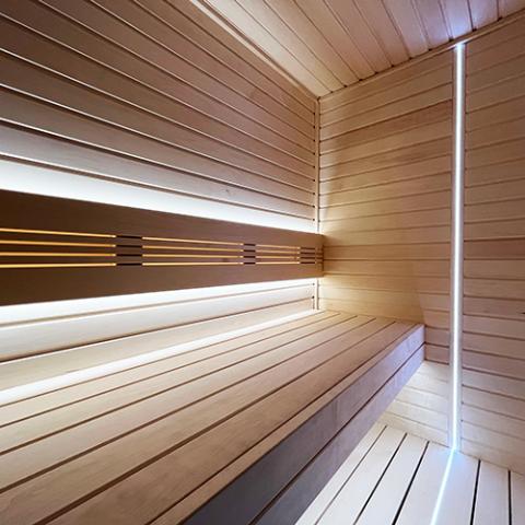 Universal Sauna Light Kit with Two 10-Ft Flexible LED Strips - Image 5
