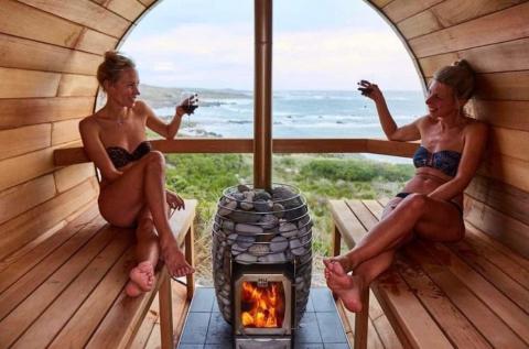 HUUM Sauna Wood Stove Chimney Kit, Barrel - Image 5