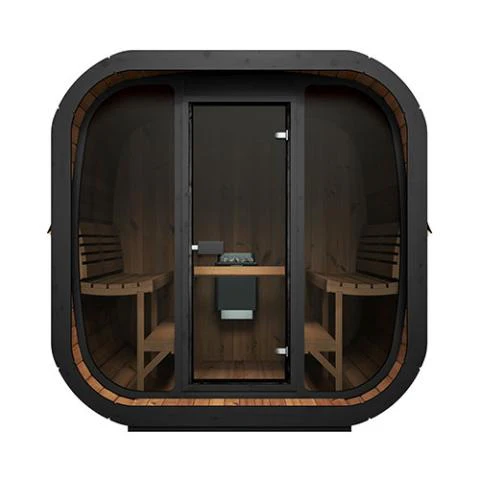 SaunaLife CL7G 6-Person Cube-Series Outdoor Home Sauna Kit - Image 9