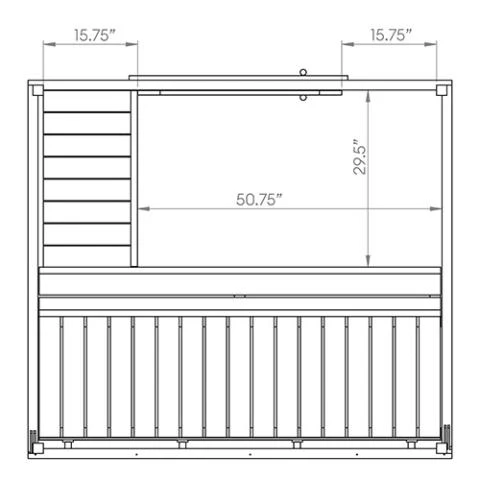SaunaLife Model G2 Garden-Series Outdoor Home Sauna DIY Kit - Image 7