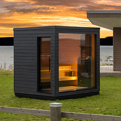 SaunaLife Model Outdoor Sauna G6 | Garden Series - Image 3