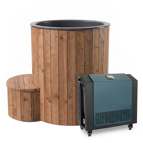 SaunaLife S1 1-Person Cold Plunge Tub and Chiller Heater Package - Image 2