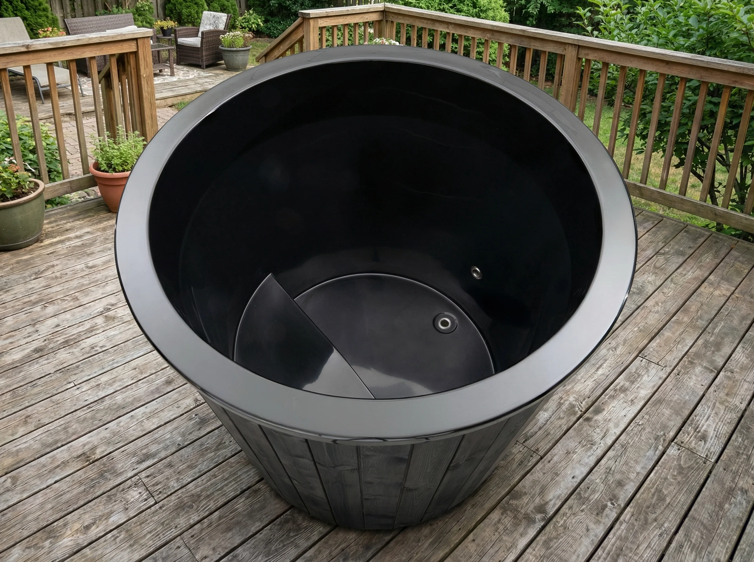 SaunaLife S1 1-Person Cold Plunge Tub and Chiller Heater Package - Image 7