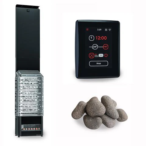 Saunum AIR 7 SSB WiFi Sauna Heater Package