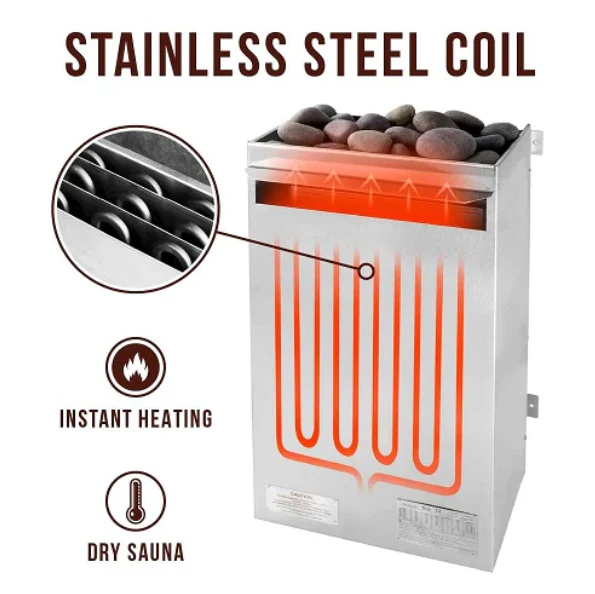 Scandia Electric Ultra Sauna Heater - Large 240V - 1P - Image 3