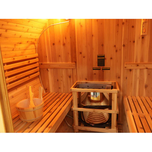 Sunray Oasis 2-4 Person Canopy Sauna with 6kW Harvia Heater - Image 7