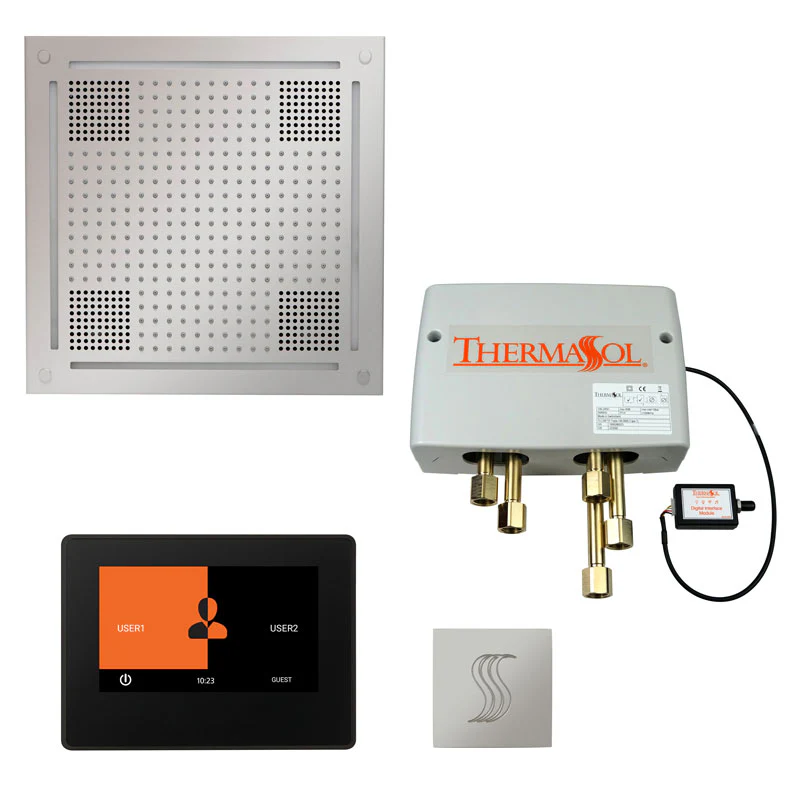 ThermaSol The Total Wellness Hydrovive Package with 7" ThermaTouch and Square - Image 11