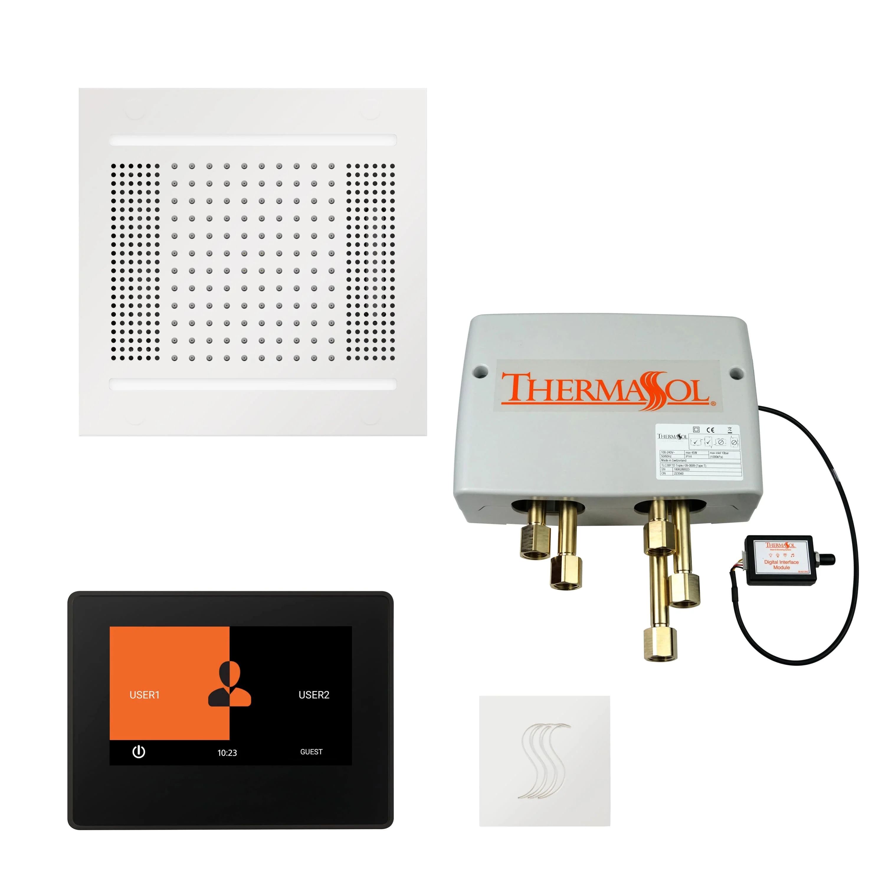 ThermaSol The Total Wellness Hydrovive14 Package with 7" ThermaTouch and Square - Image 10