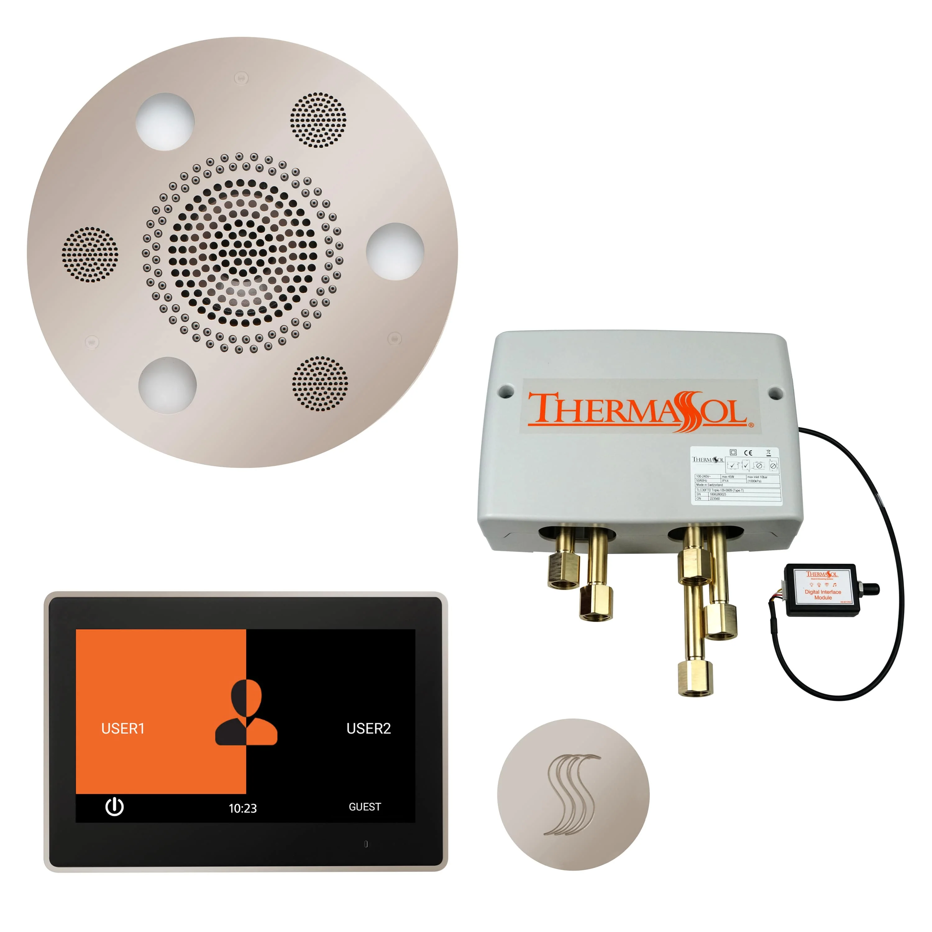 ThermaSol The Total Wellness Package with 10" ThermaTouch Trim Upgraded Round - Image 10