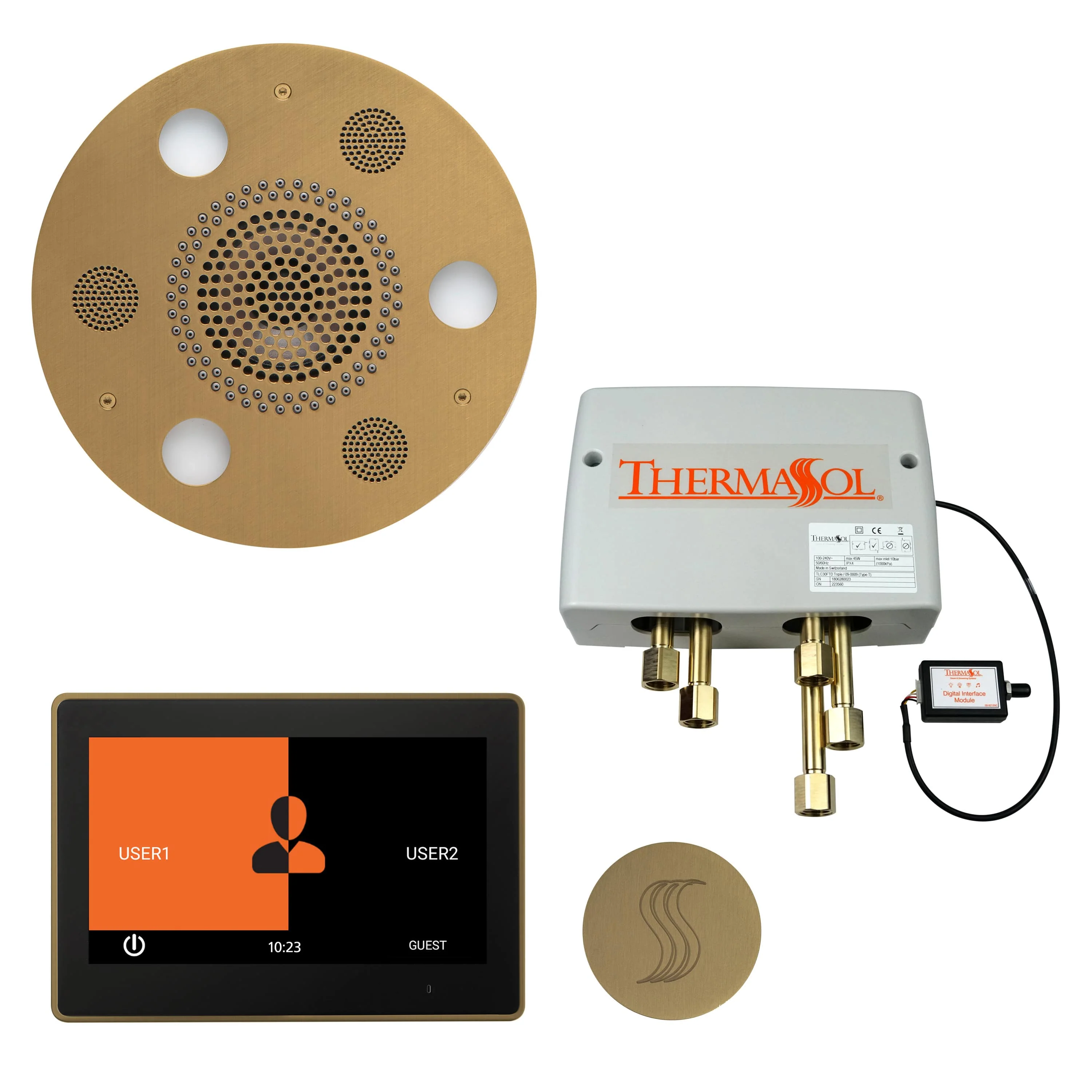 ThermaSol The Total Wellness Package with 10" ThermaTouch Trim Upgraded Round - Image 11