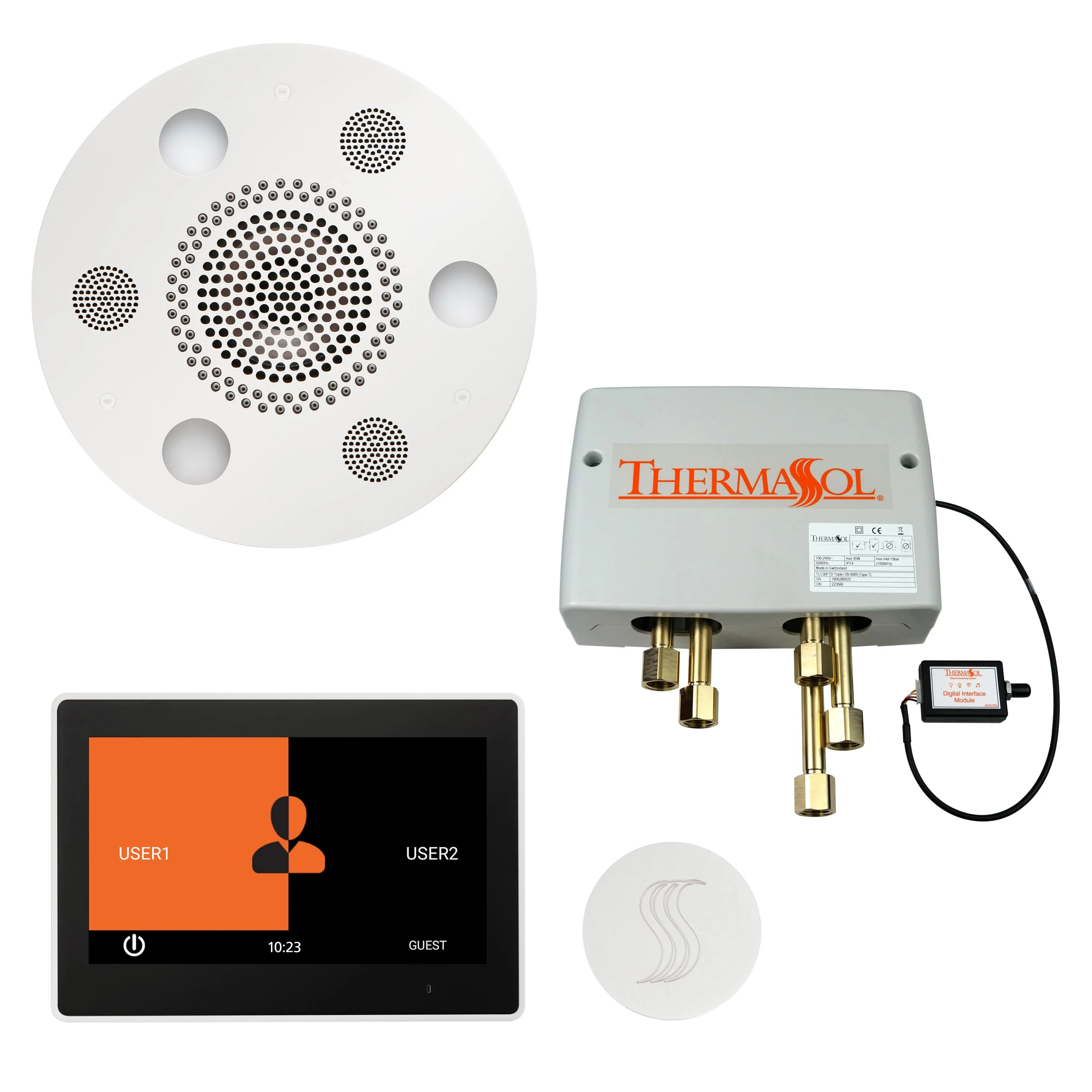 ThermaSol The Total Wellness Package with 10" ThermaTouch Trim Upgraded Round - Image 14