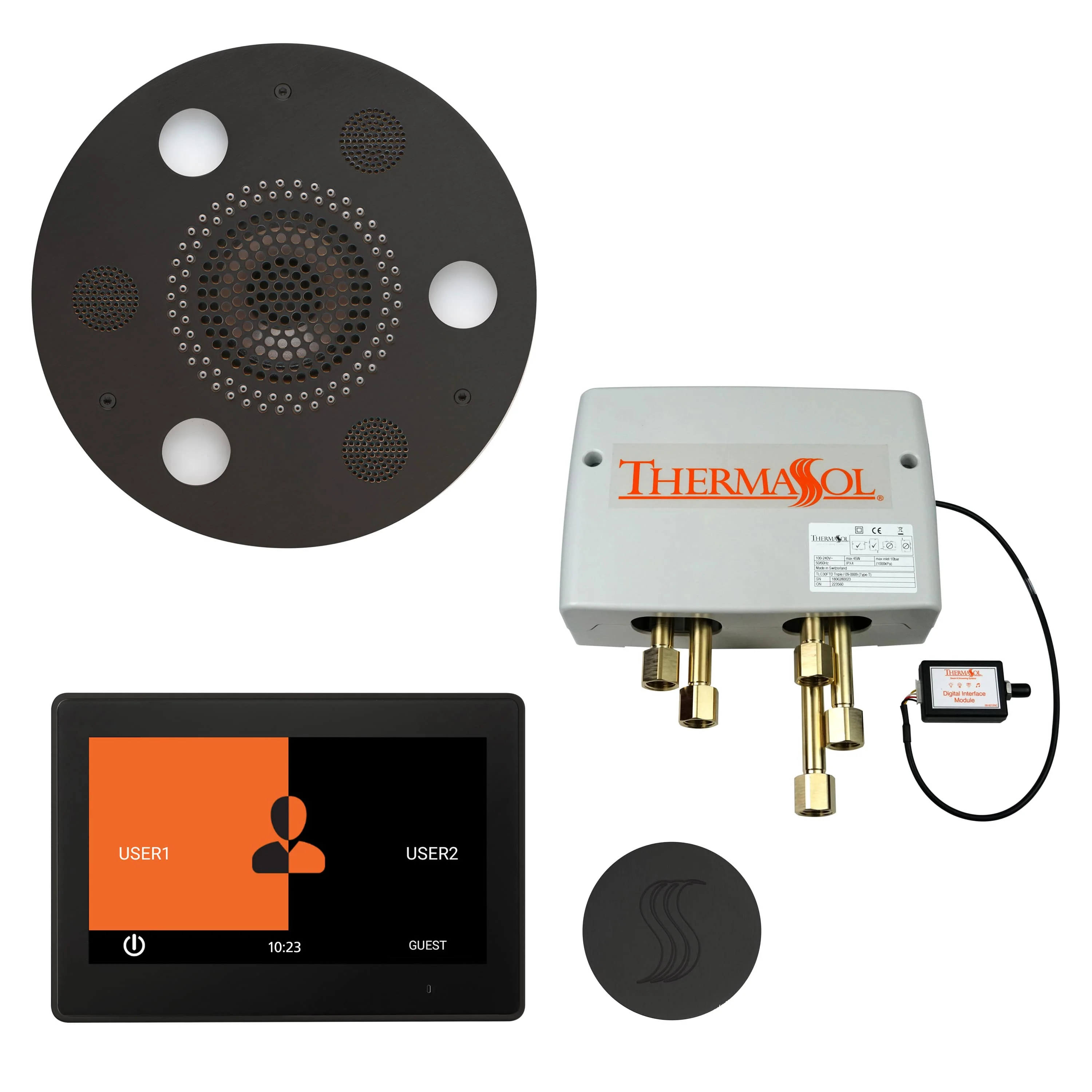 ThermaSol The Total Wellness Package with 10" ThermaTouch Trim Upgraded Round - Image 2