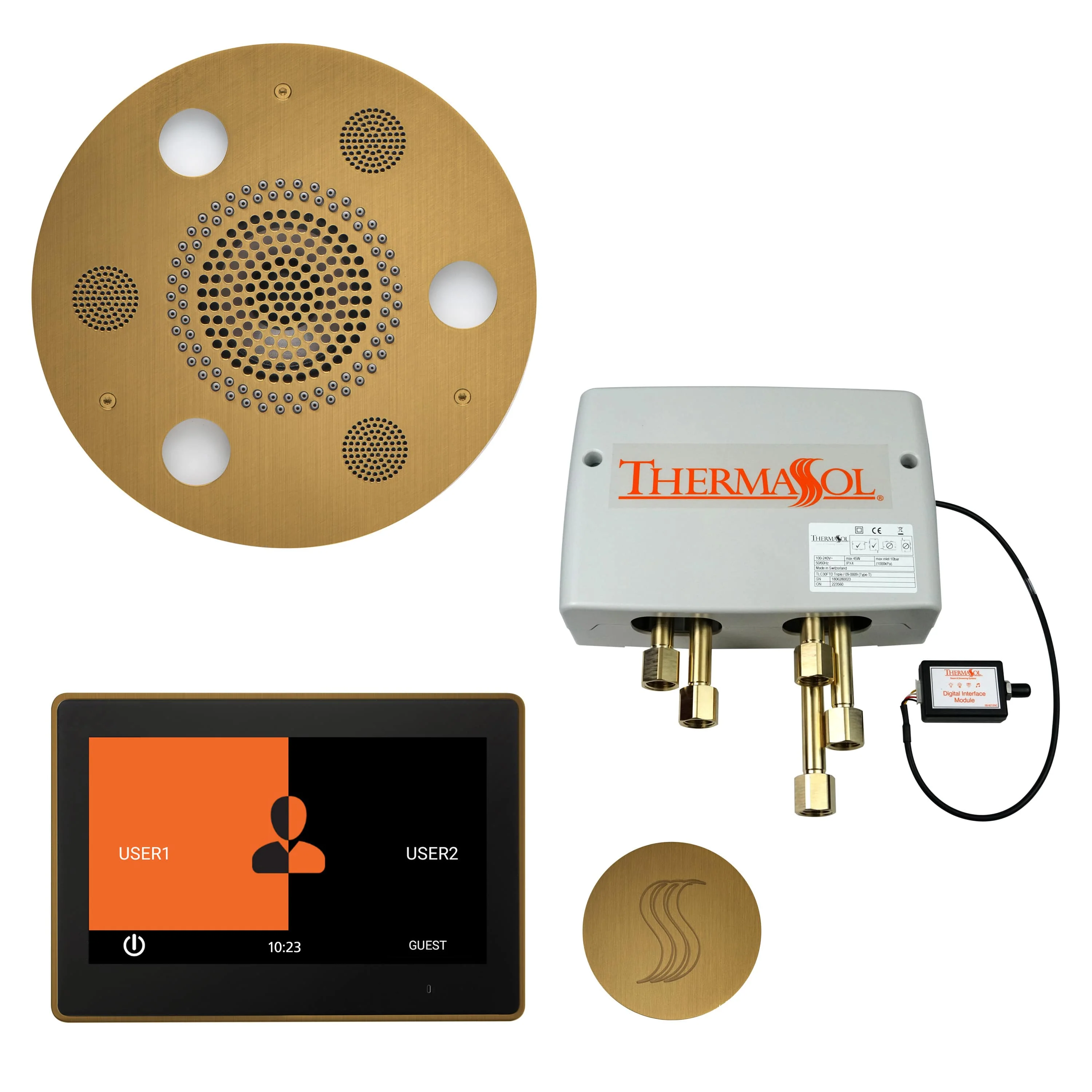 ThermaSol The Total Wellness Package with 10" ThermaTouch Trim Upgraded Round - Image 3