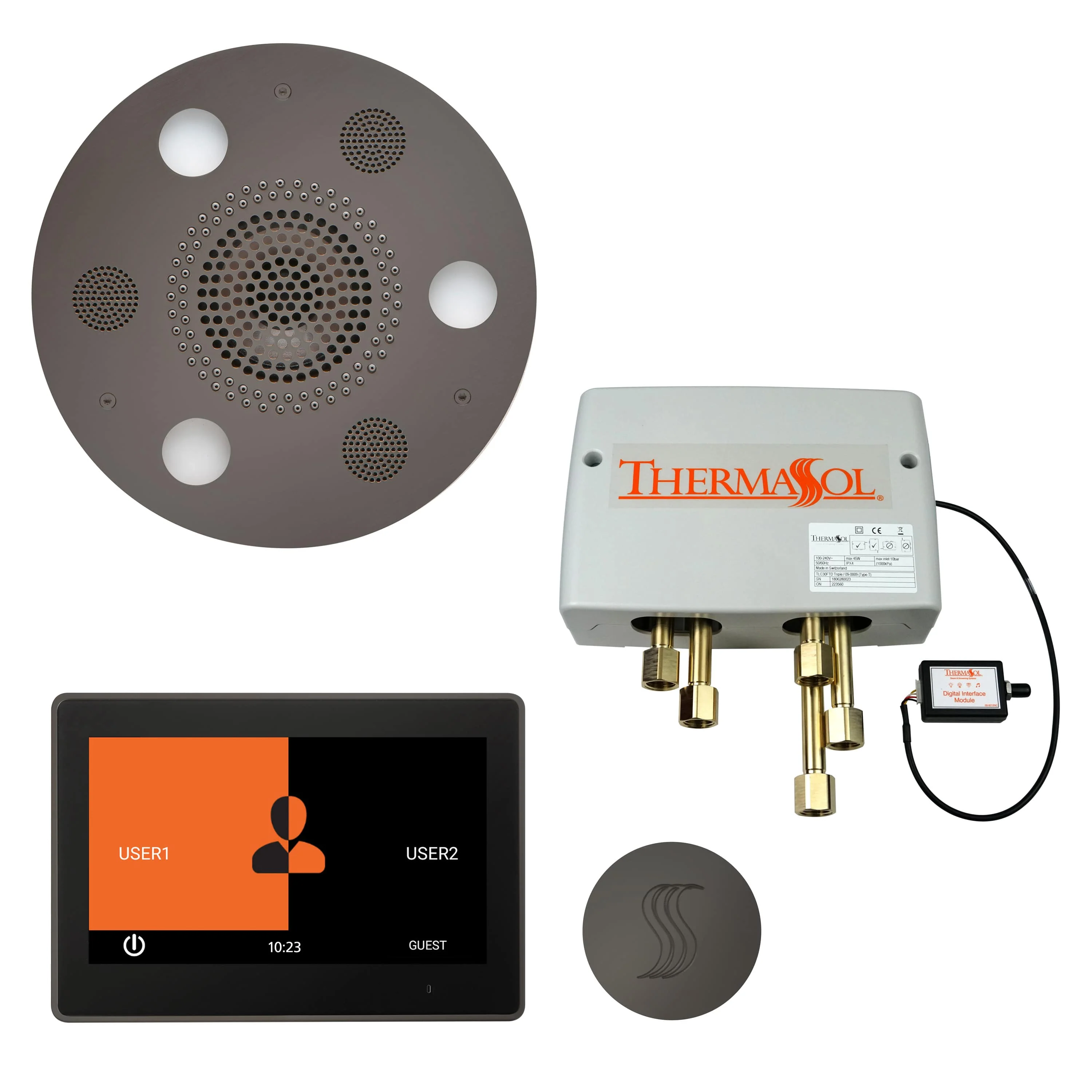 ThermaSol The Total Wellness Package with 10" ThermaTouch Trim Upgraded Round - Image 5