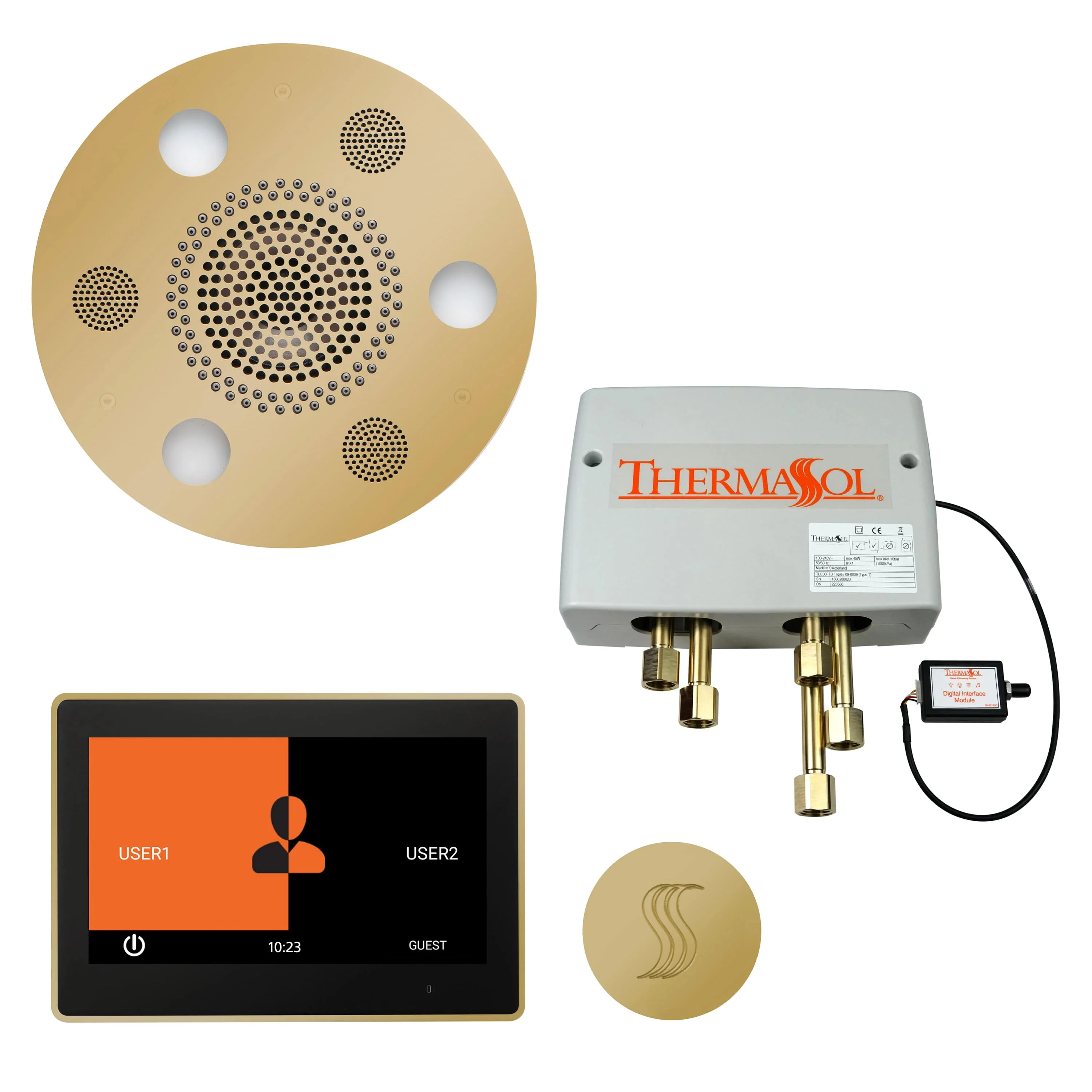 ThermaSol The Total Wellness Package with 10" ThermaTouch Trim Upgraded Round - Image 7