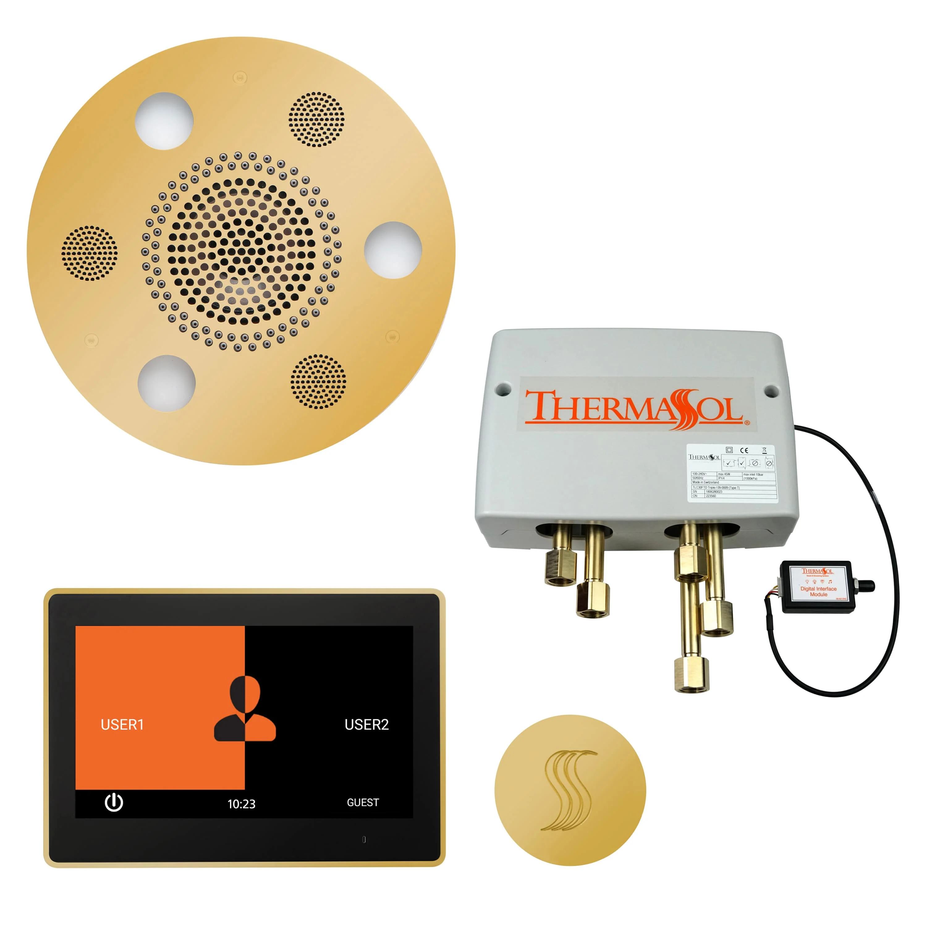 ThermaSol The Total Wellness Package with 10" ThermaTouch Trim Upgraded Round - Image 9