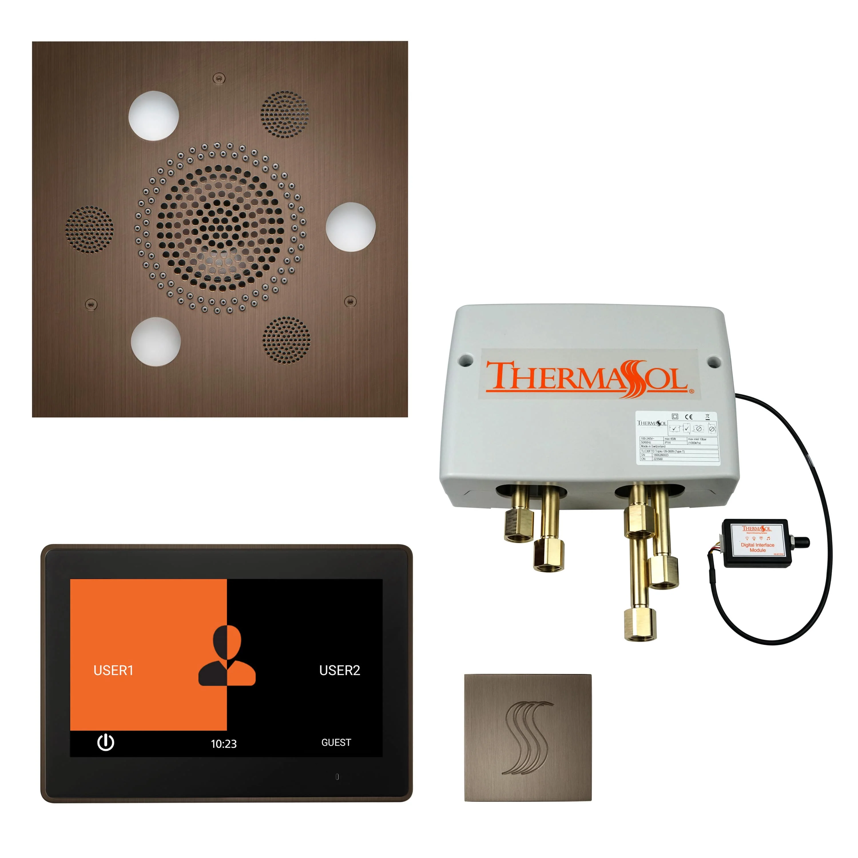 ThermaSol The Total Wellness Package with 10" ThermaTouch Trim Upgraded Square - Image 15