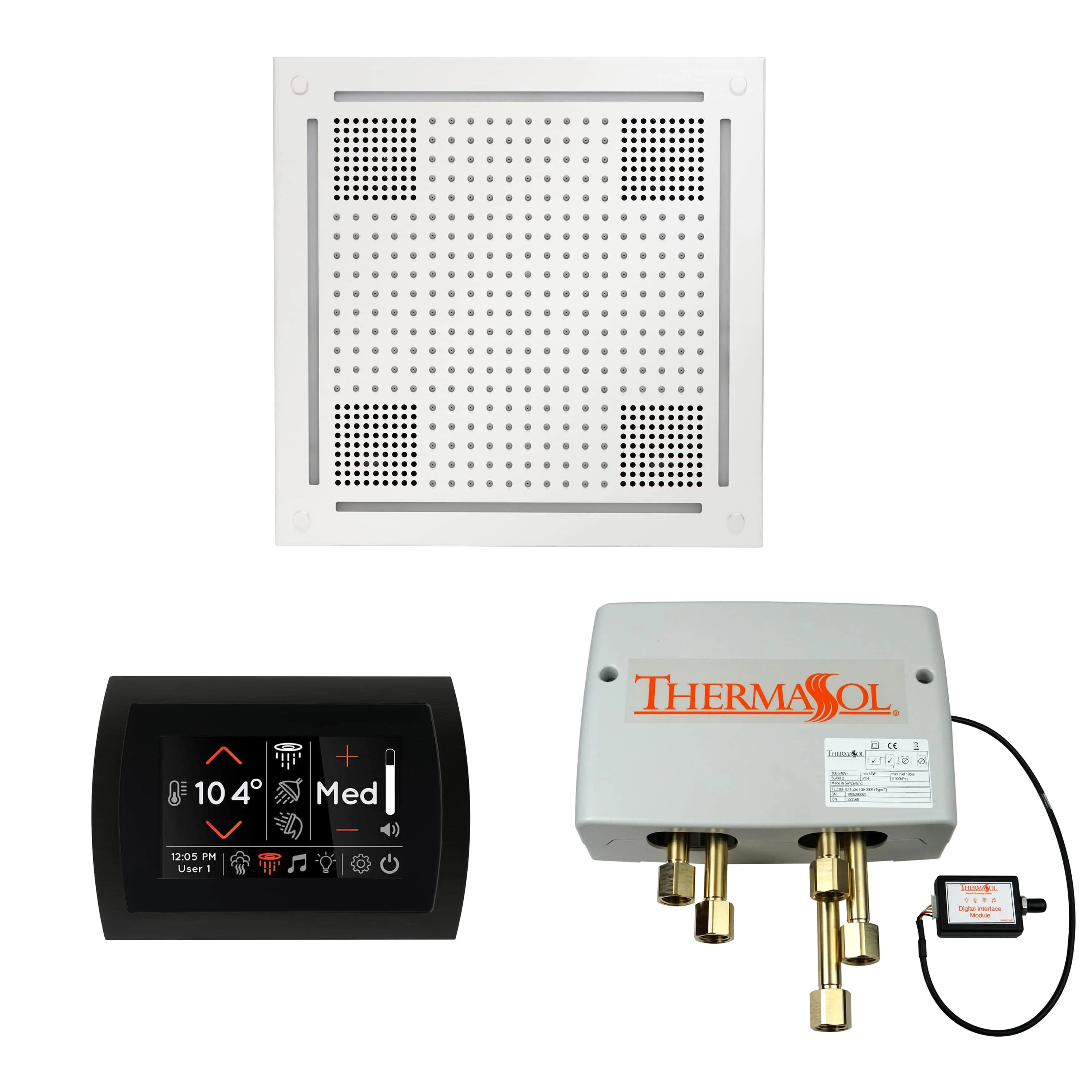 ThermaSol The Wellness Hydrovive Shower Package with SignaTouch Round - Image 8