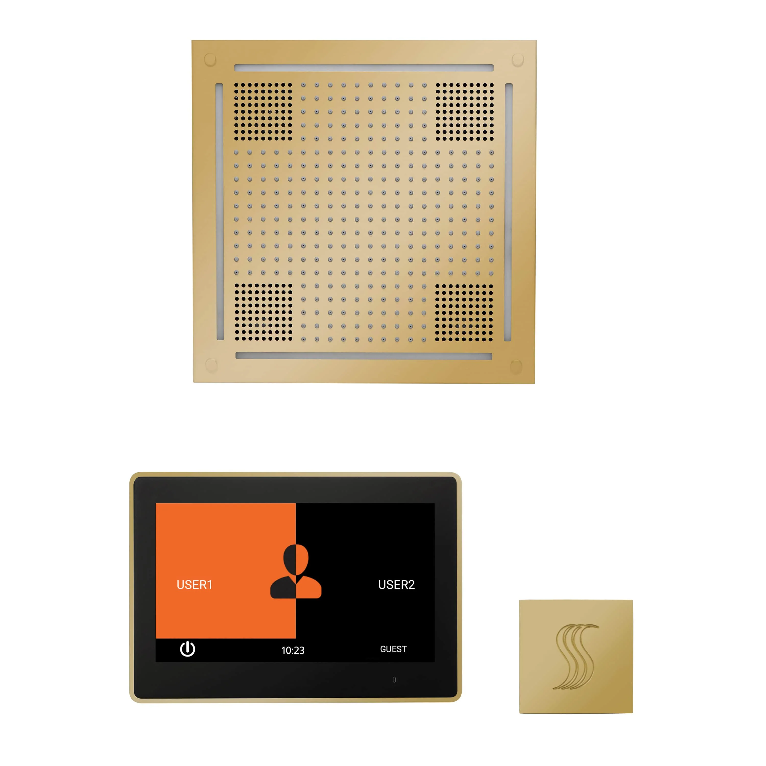 ThermaSol The wellness Hydrovive Steam Package with 10" ThermaTouch Square - Image 10