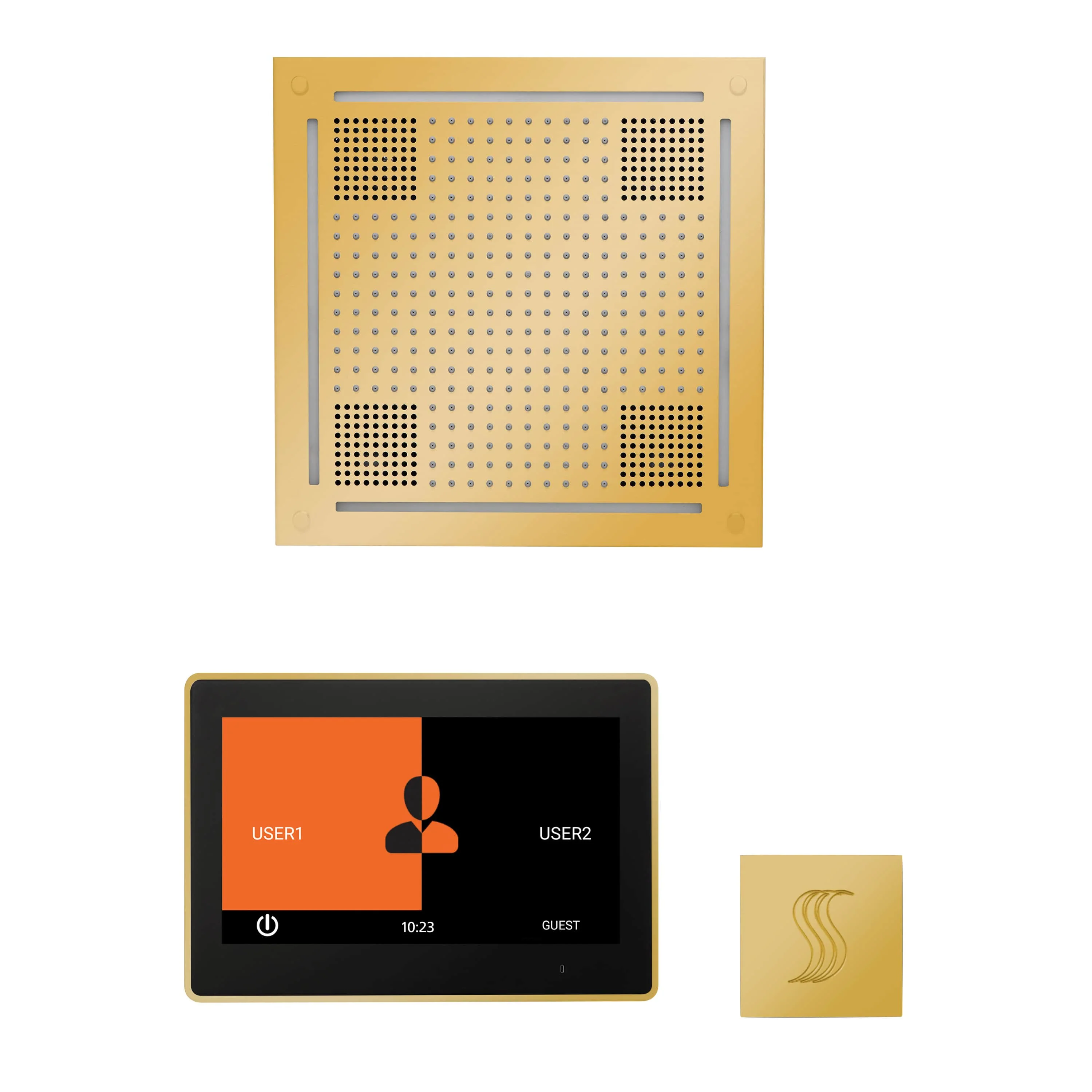 ThermaSol The wellness Hydrovive Steam Package with 10" ThermaTouch Square - Image 12