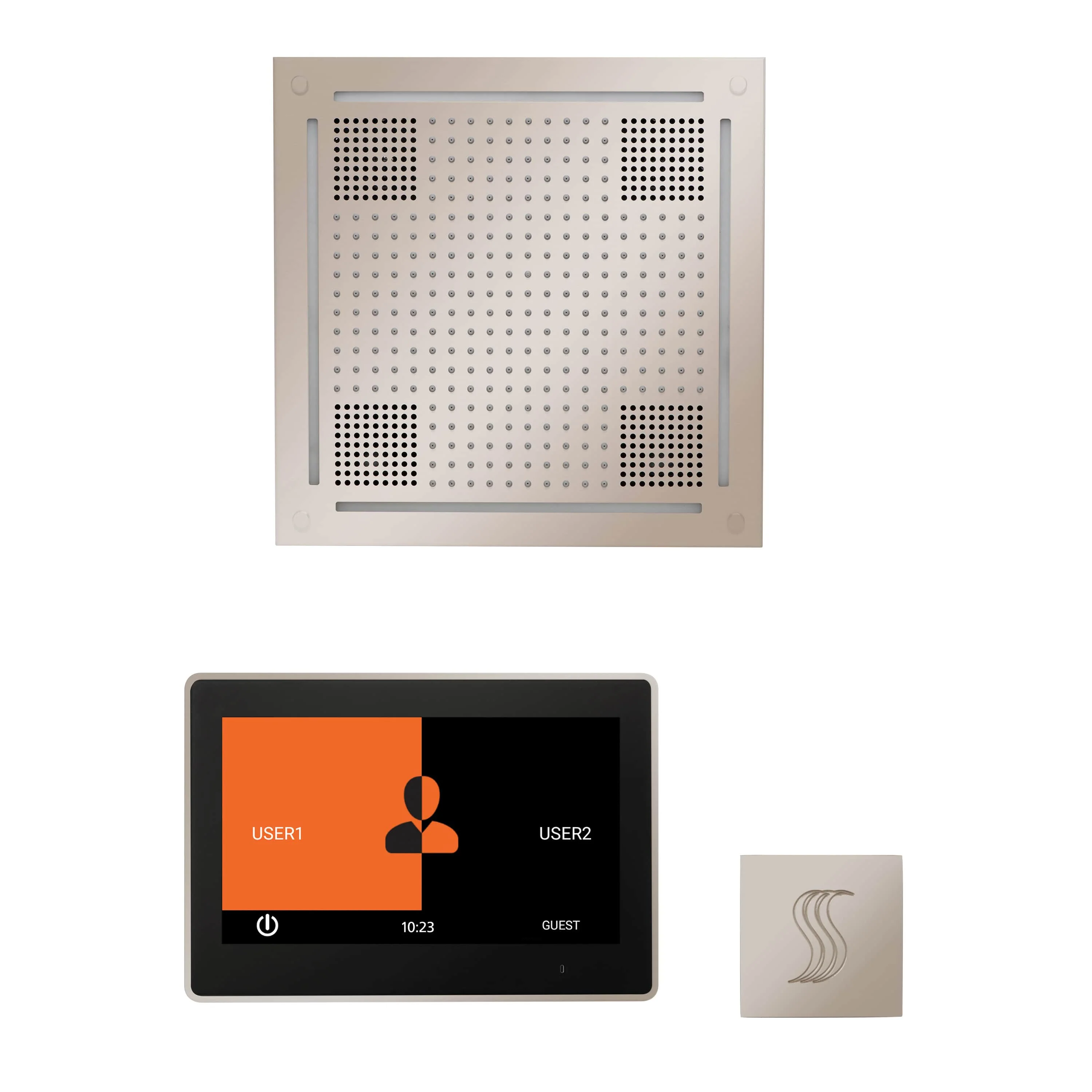 ThermaSol The wellness Hydrovive Steam Package with 10" ThermaTouch Square - Image 13