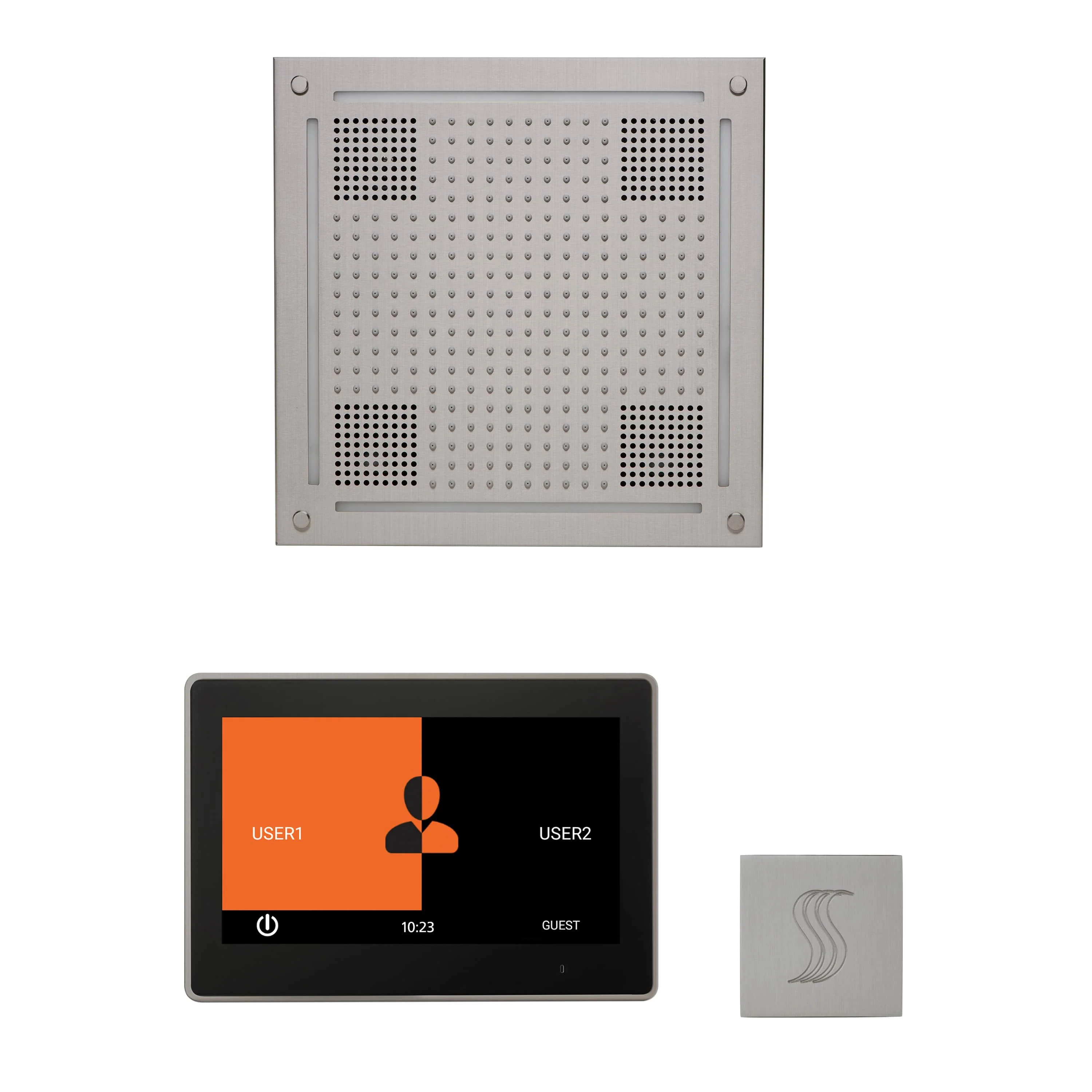 ThermaSol The wellness Hydrovive Steam Package with 10" ThermaTouch Square - Image 15