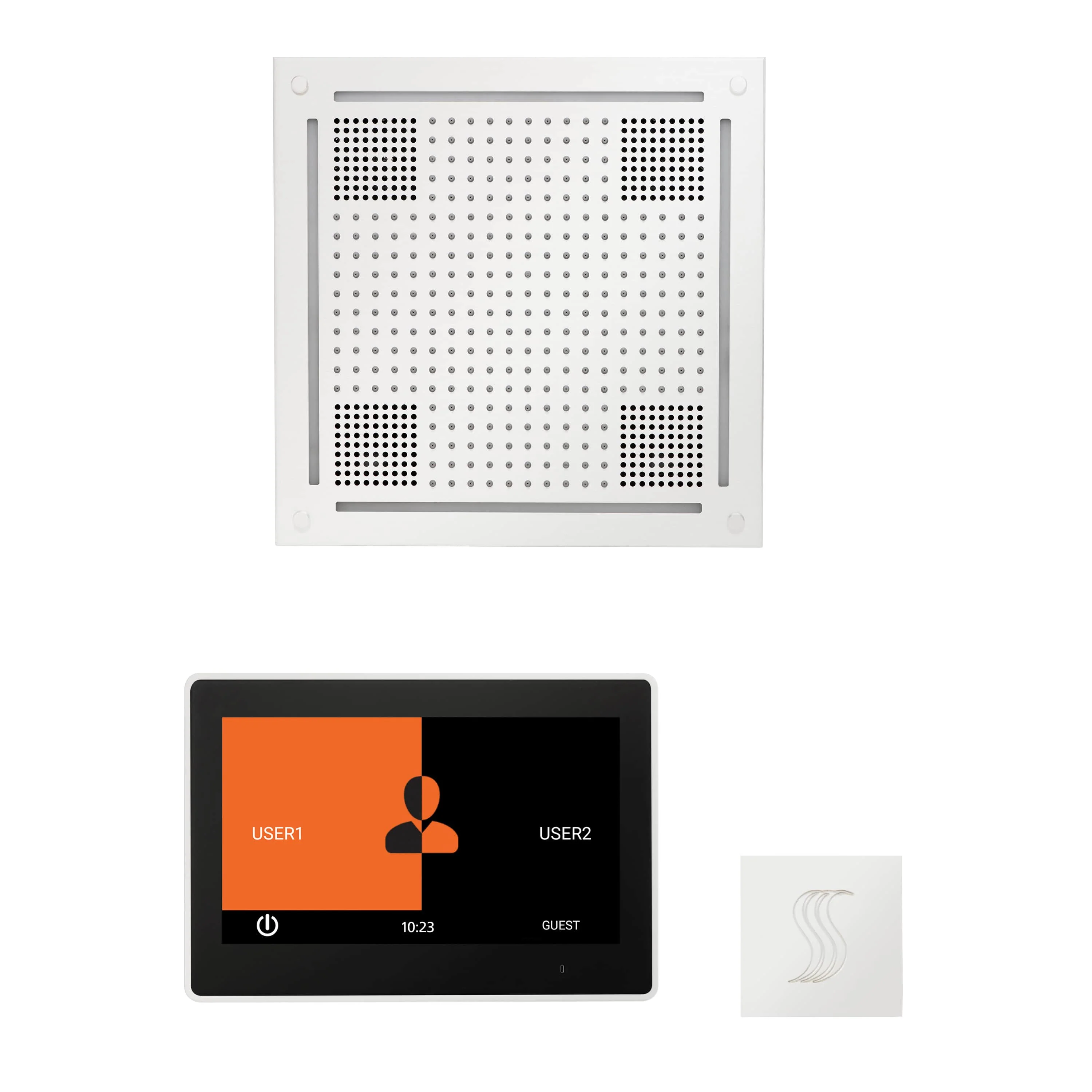 ThermaSol The wellness Hydrovive Steam Package with 10" ThermaTouch Square - Image 2