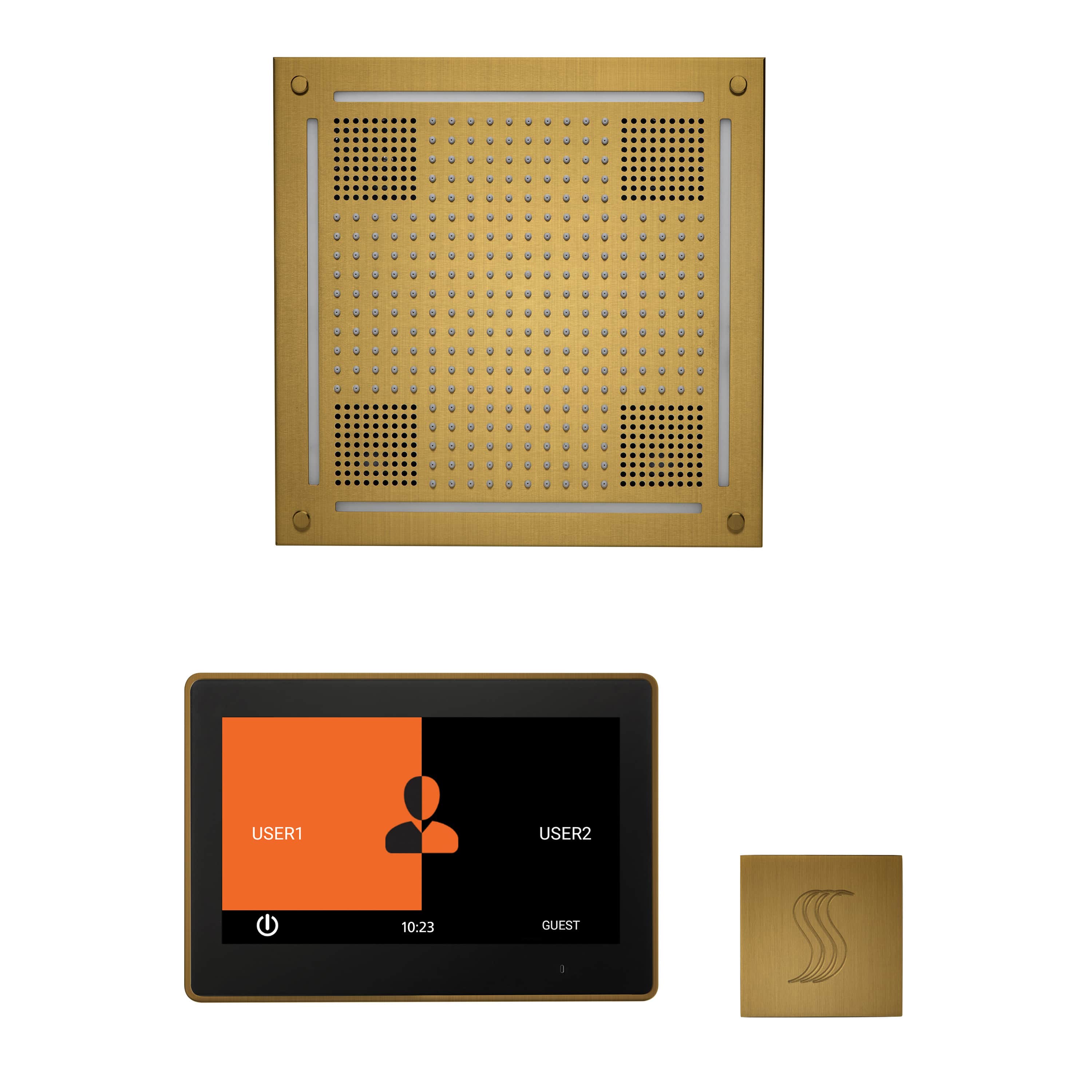 ThermaSol The wellness Hydrovive Steam Package with 10" ThermaTouch Square - Image 3
