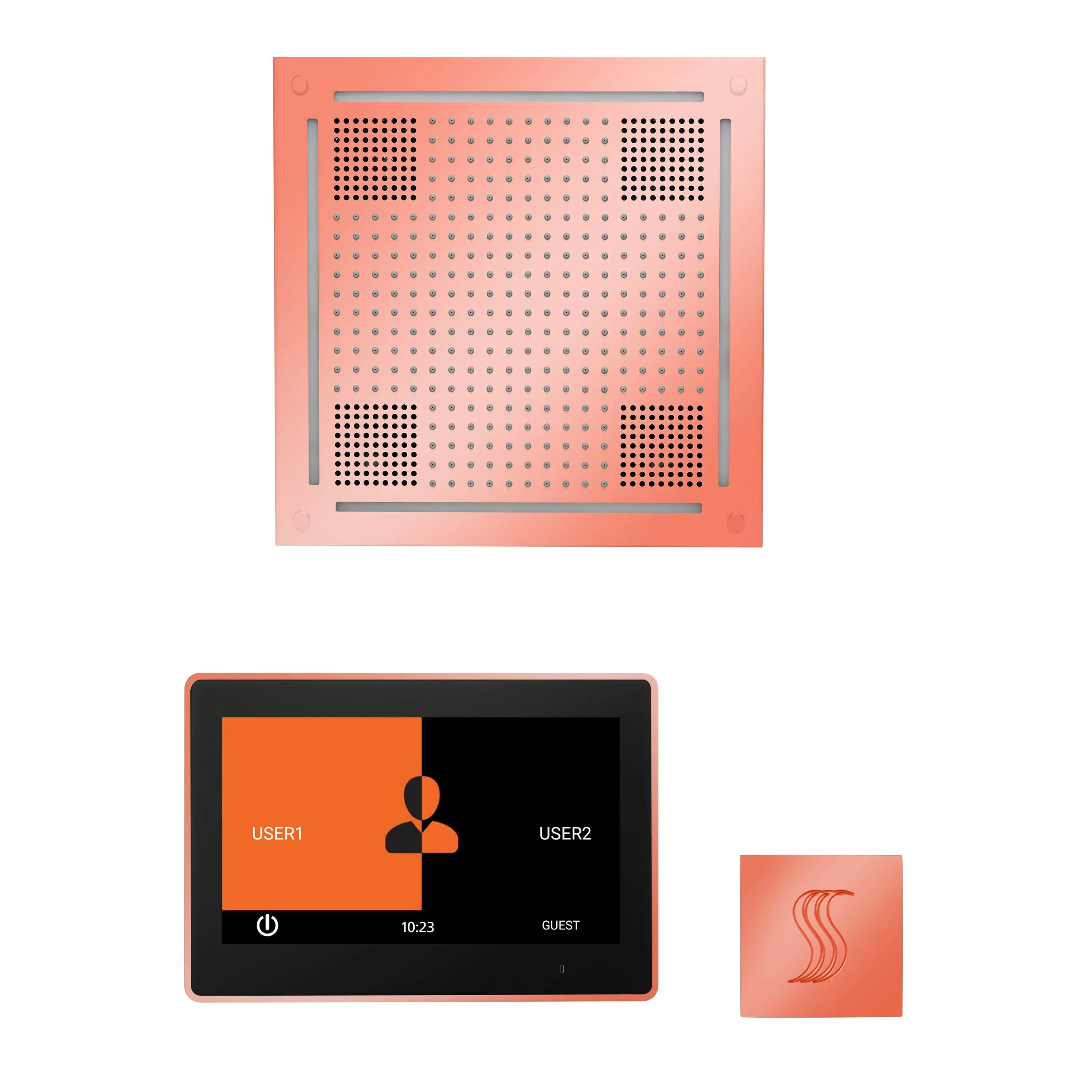 ThermaSol The wellness Hydrovive Steam Package with 10" ThermaTouch Square - Image 7
