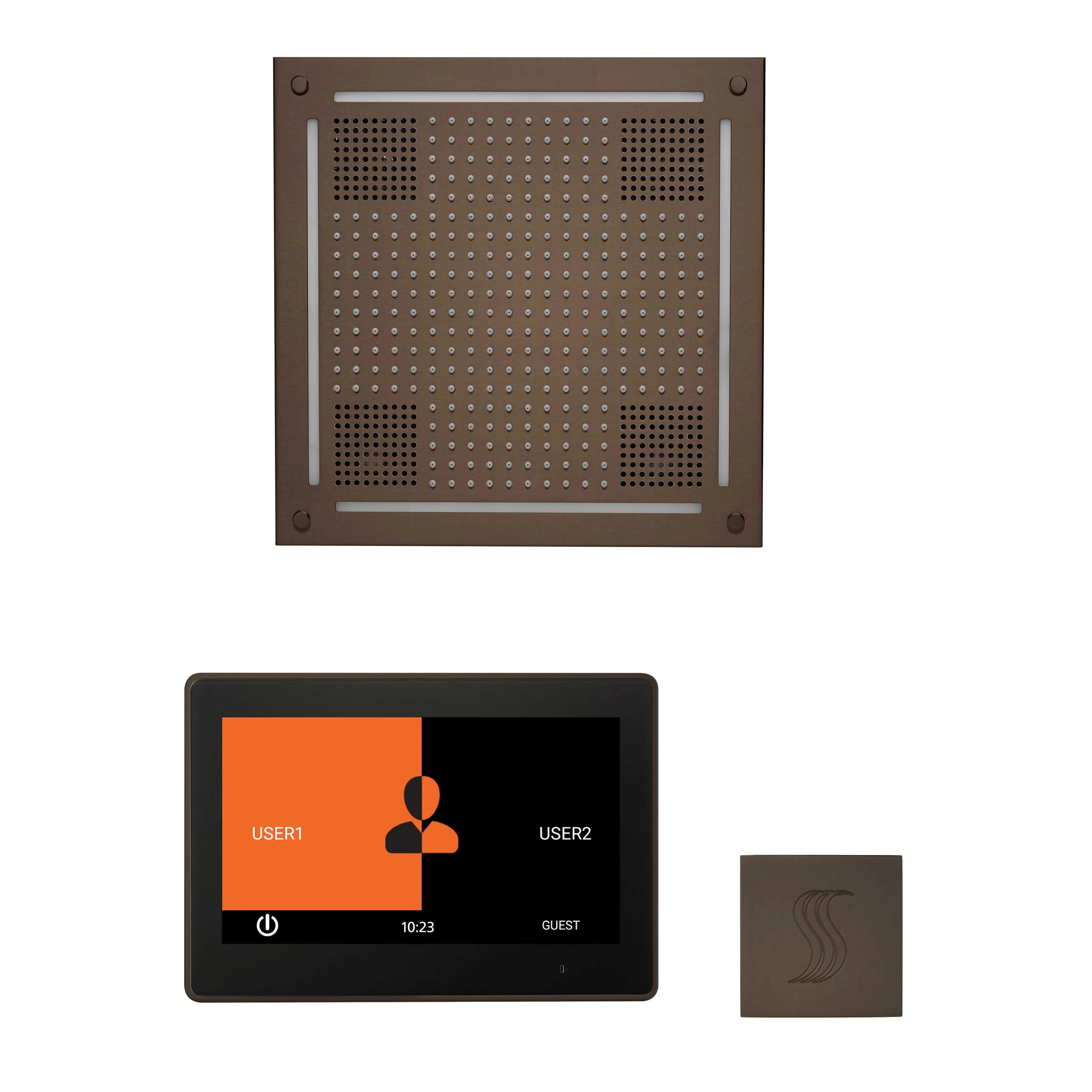 ThermaSol The wellness Hydrovive Steam Package with 10" ThermaTouch Square - Image 9