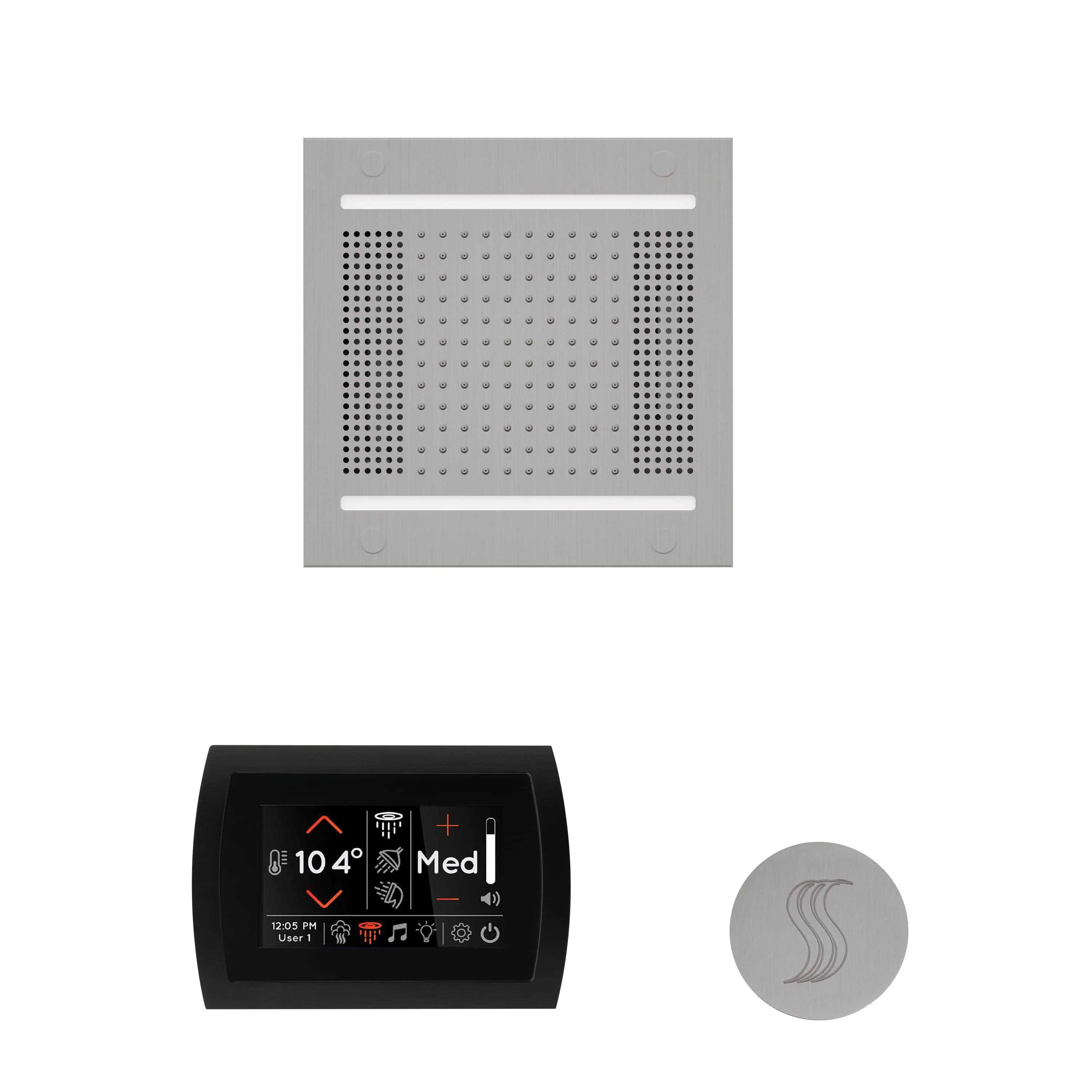 ThermaSol The wellness Hydrovive14 Steam Package with SignaTouch Round
