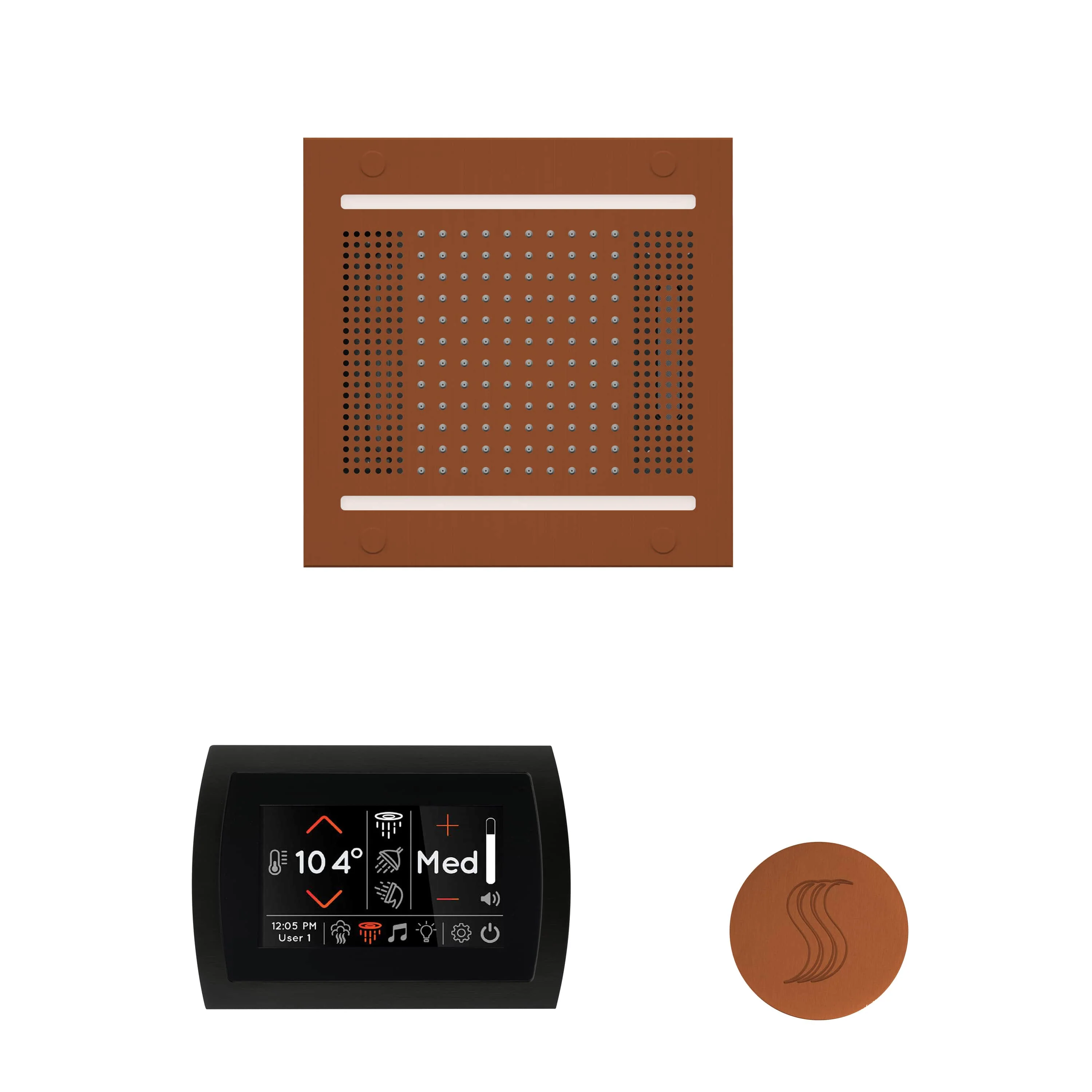 ThermaSol The wellness Hydrovive14 Steam Package with SignaTouch Round - Image 6