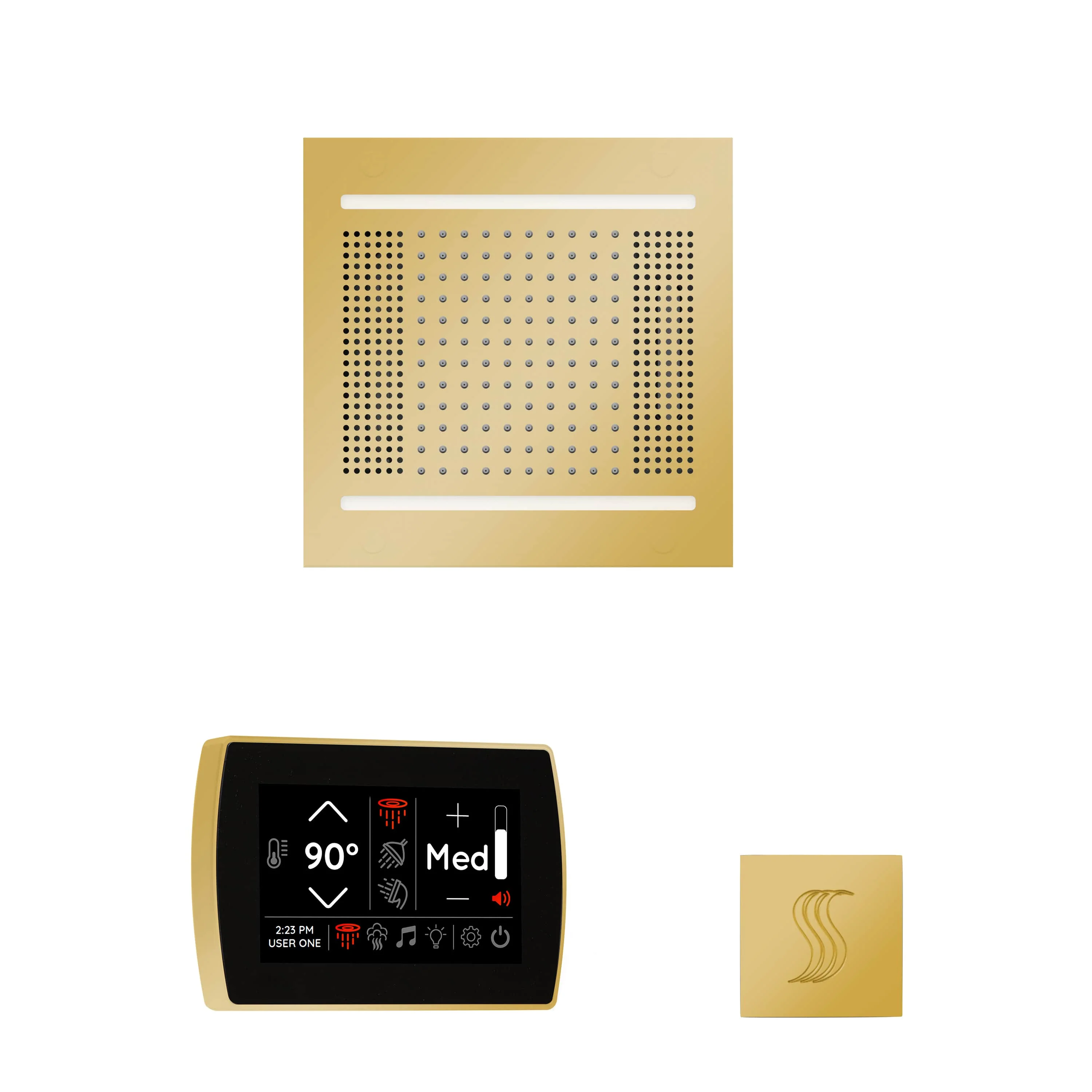 ThermaSol The wellness Hydrovive14 Steam Package with SignaTouch Square - Image 11