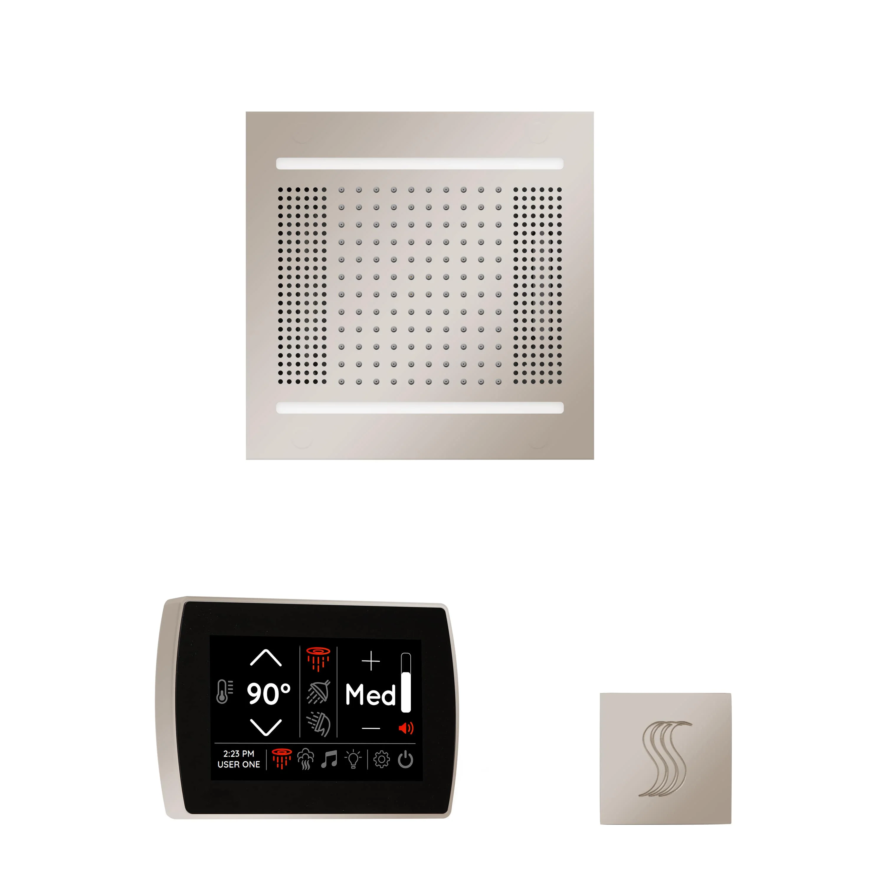 ThermaSol The wellness Hydrovive14 Steam Package with SignaTouch Square - Image 12
