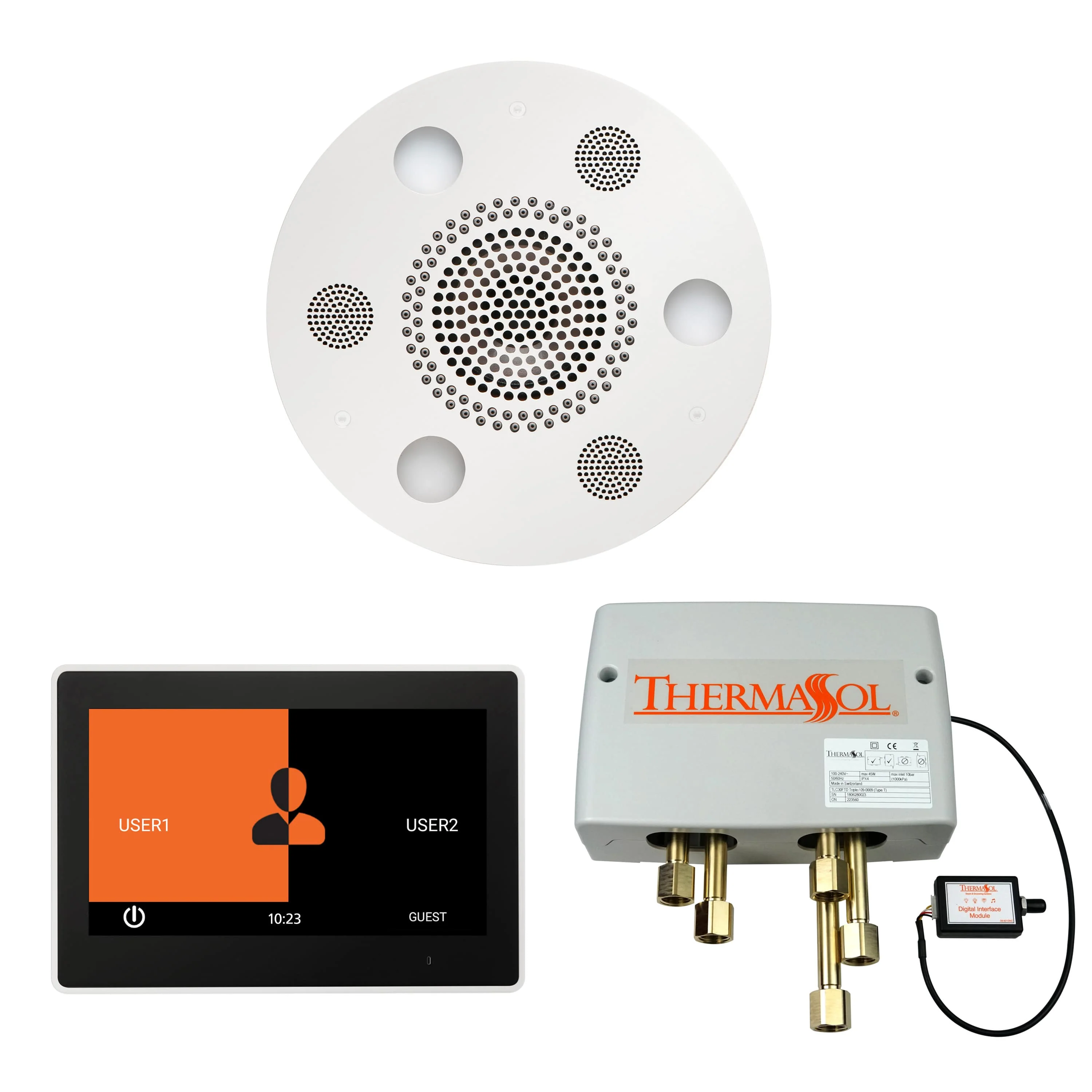 ThermaSol The Wellness Shower Package with 10" ThermaTouch Round
