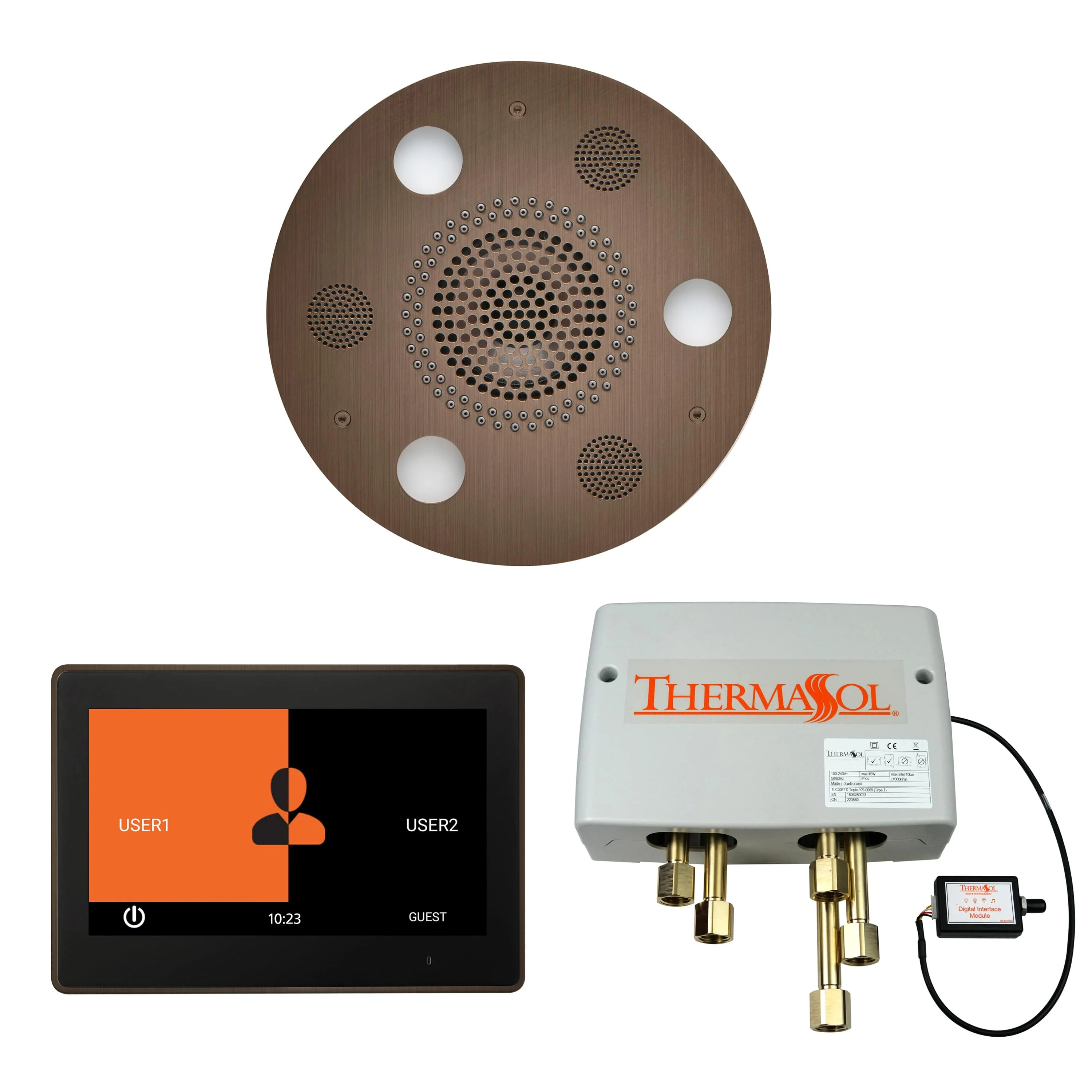ThermaSol The Wellness Shower Package with 10" ThermaTouch Round - Image 11
