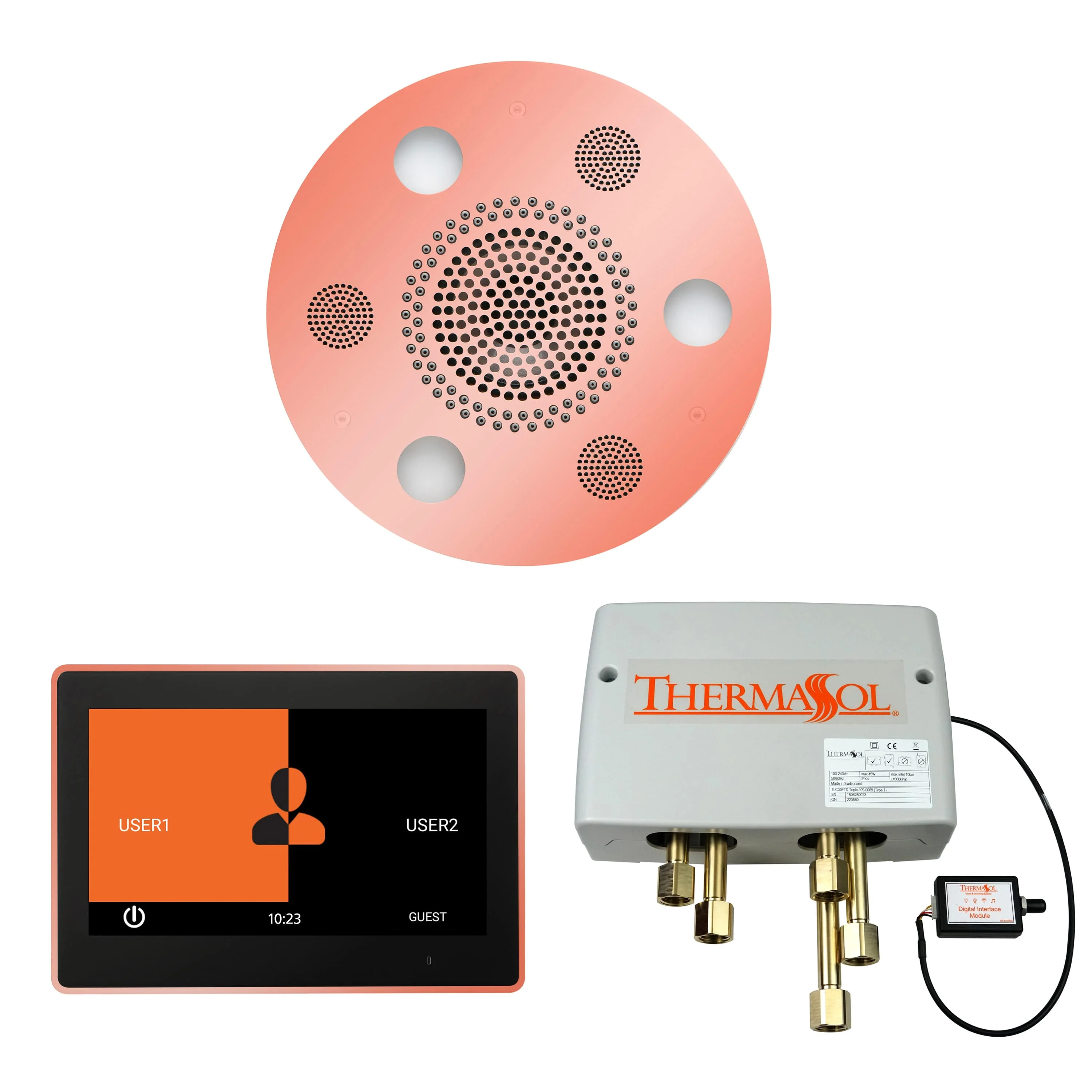 ThermaSol The Wellness Shower Package with 10" ThermaTouch Round - Image 13