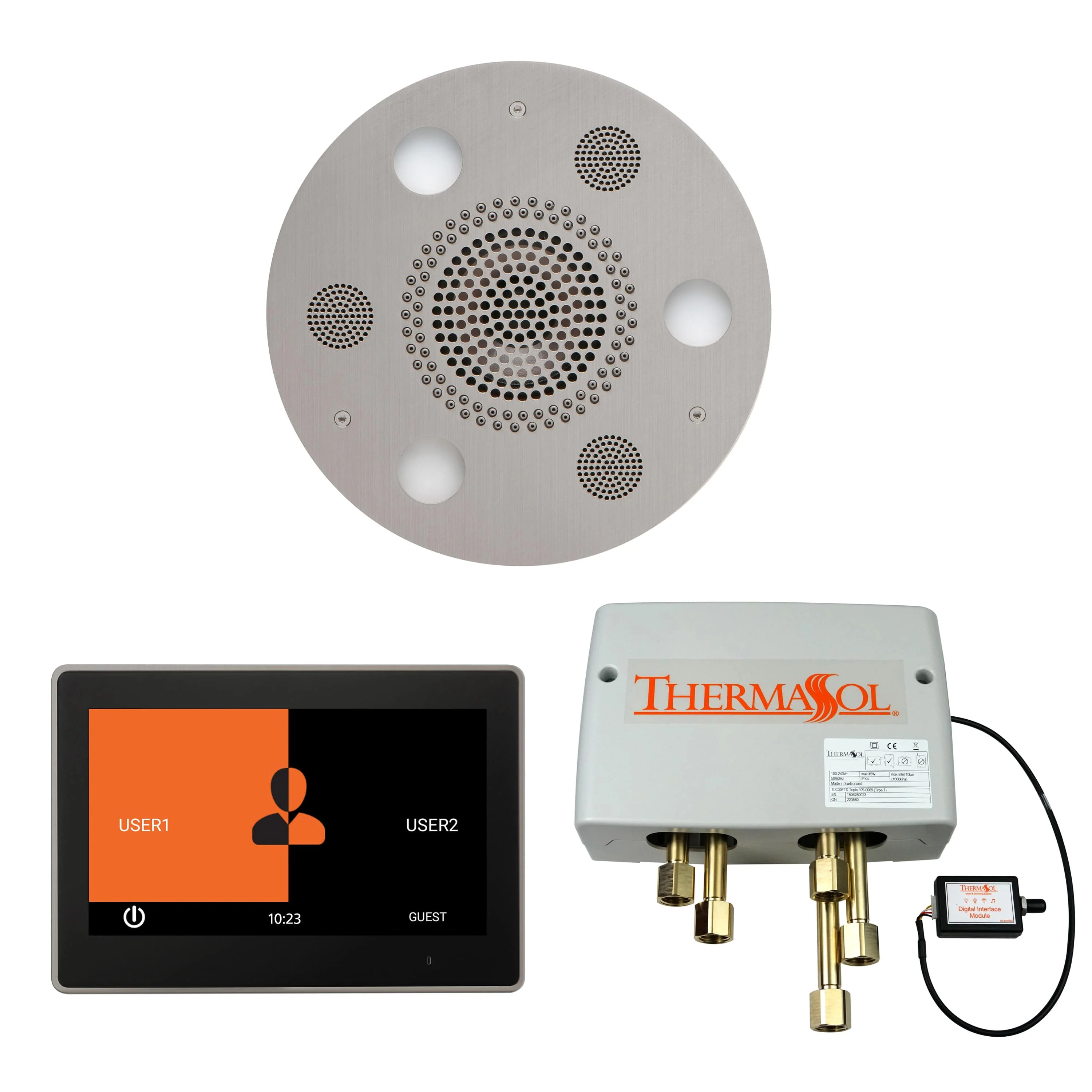 ThermaSol The Wellness Shower Package with 10" ThermaTouch Round - Image 14